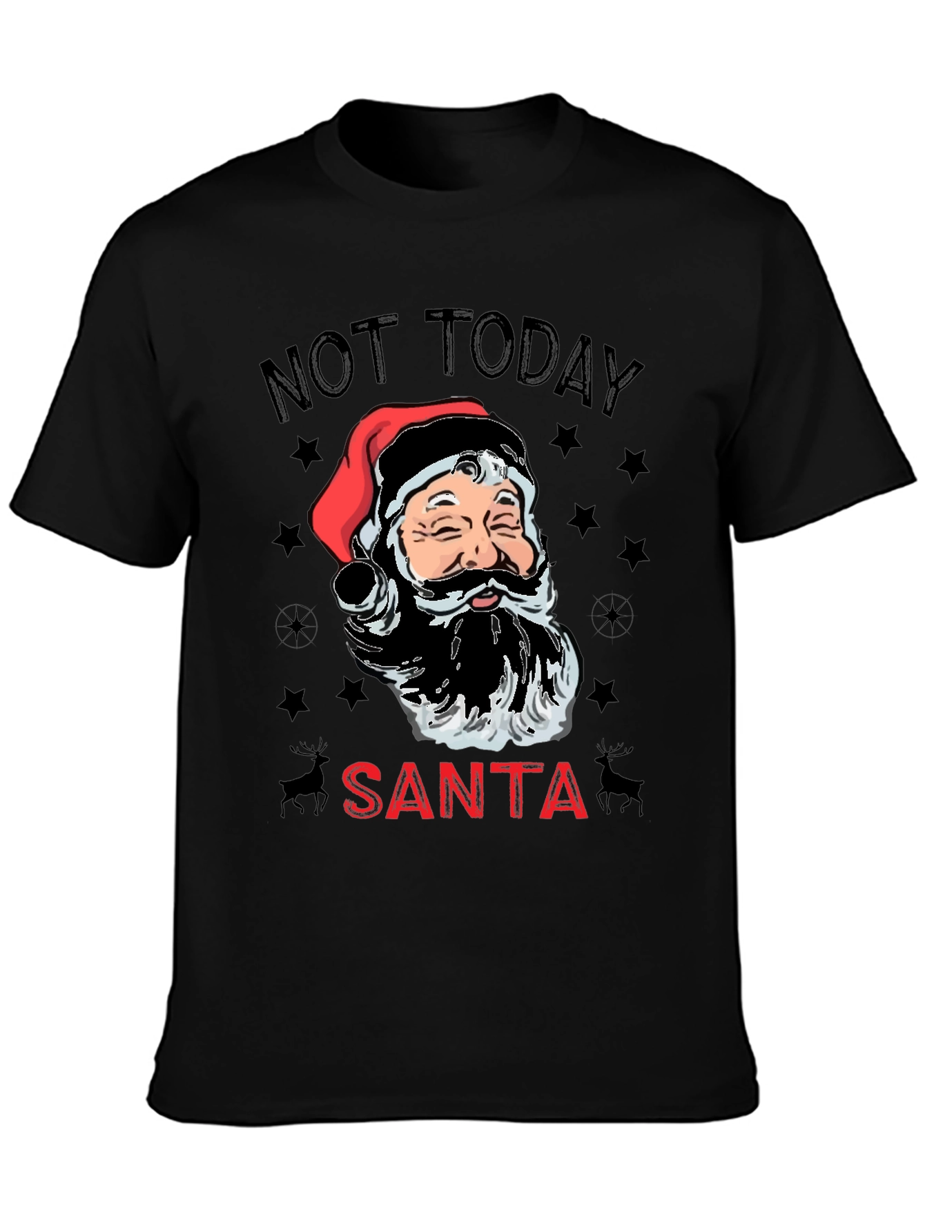 Not Today Santa Graphic Tee
