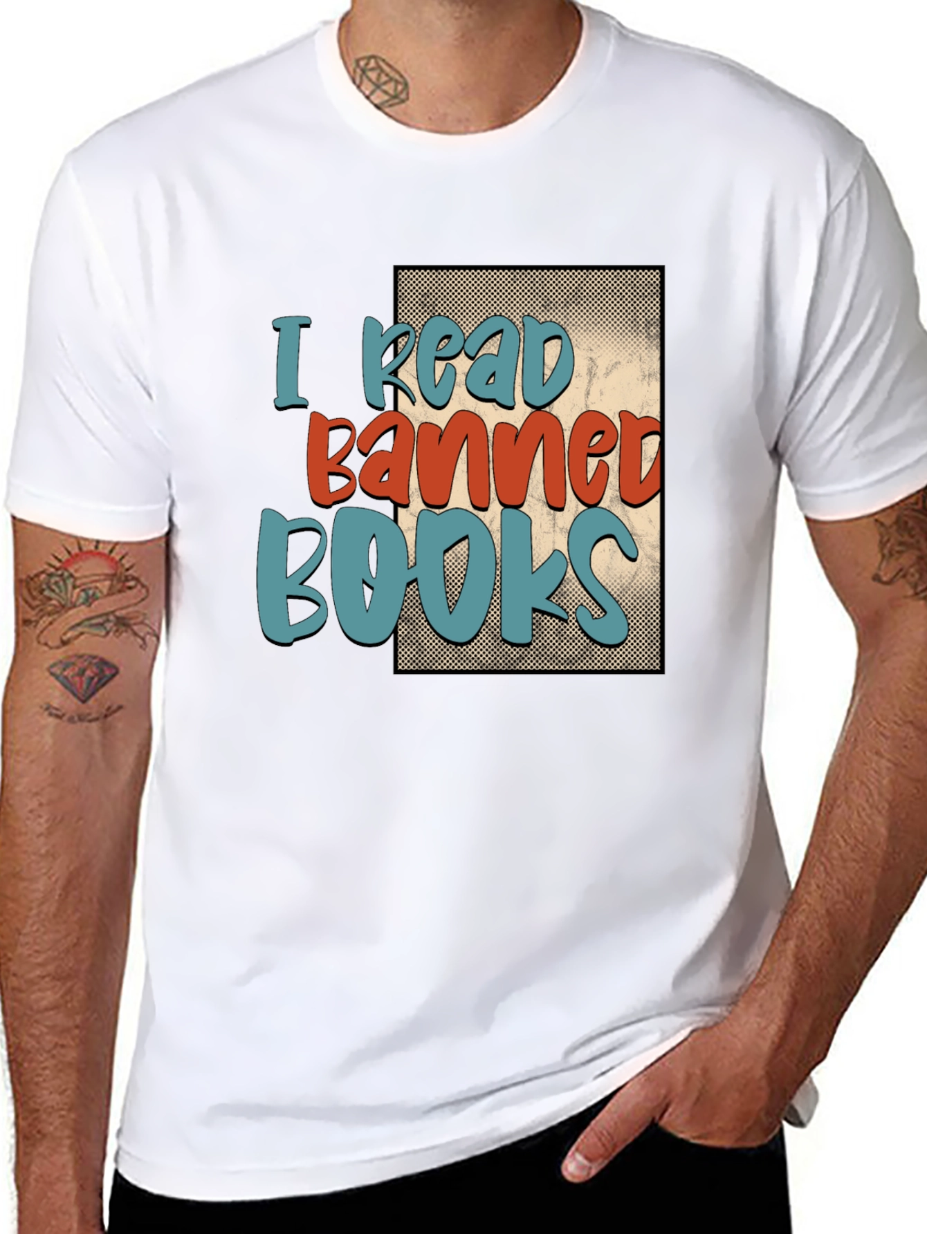I Read Banned Books Tee - Unisex Novelty T-Shirt