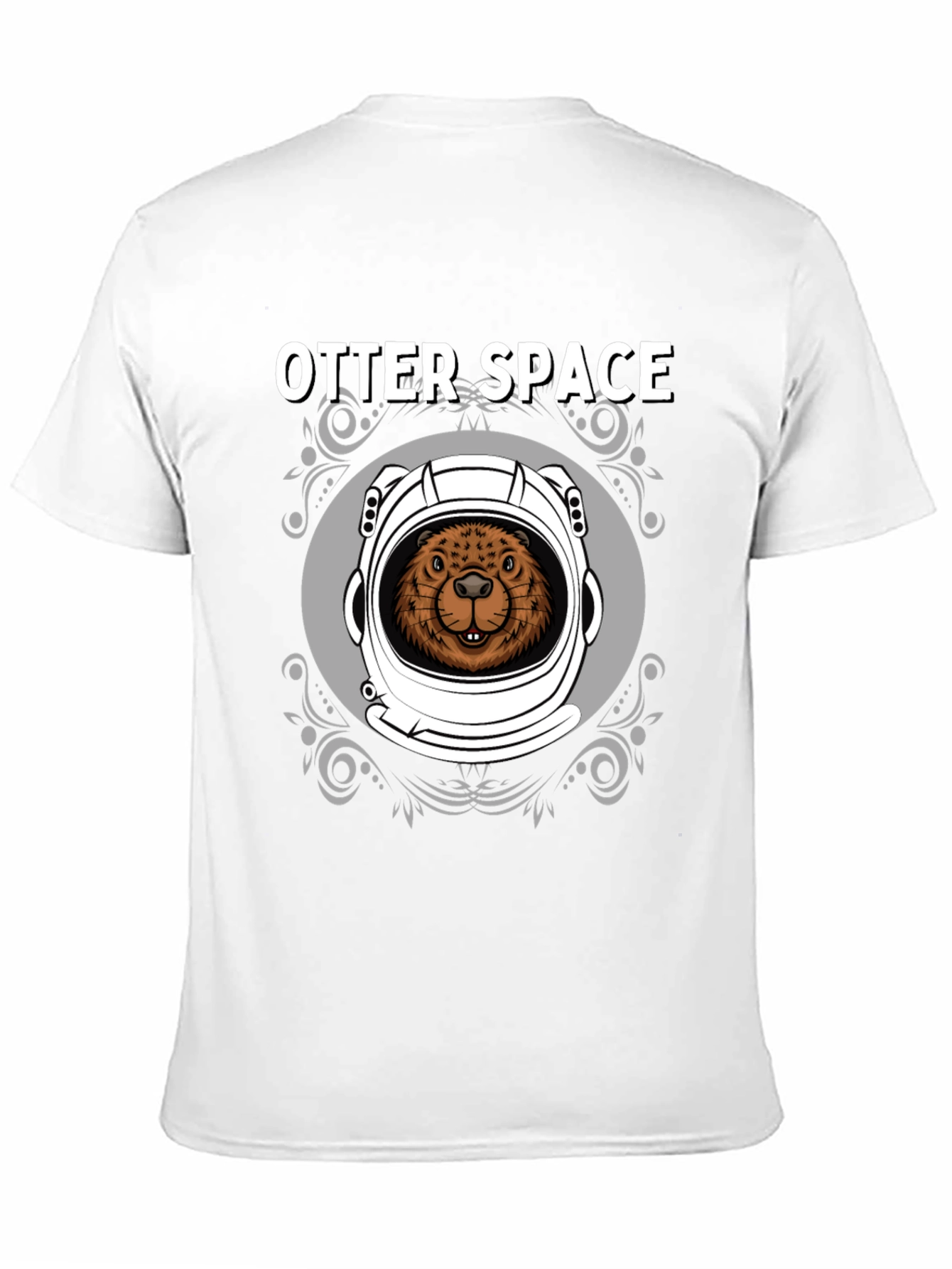 Otter Space Graphic T-Shirt - Mens Black Tee