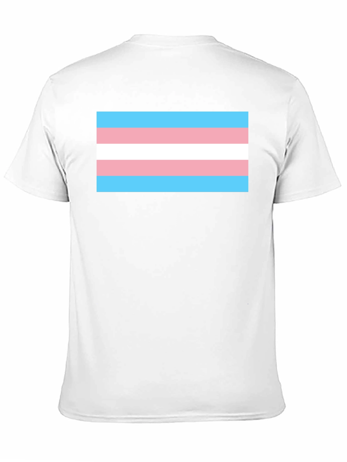 Transgender Pride Flag T-Shirt - Black Tee
