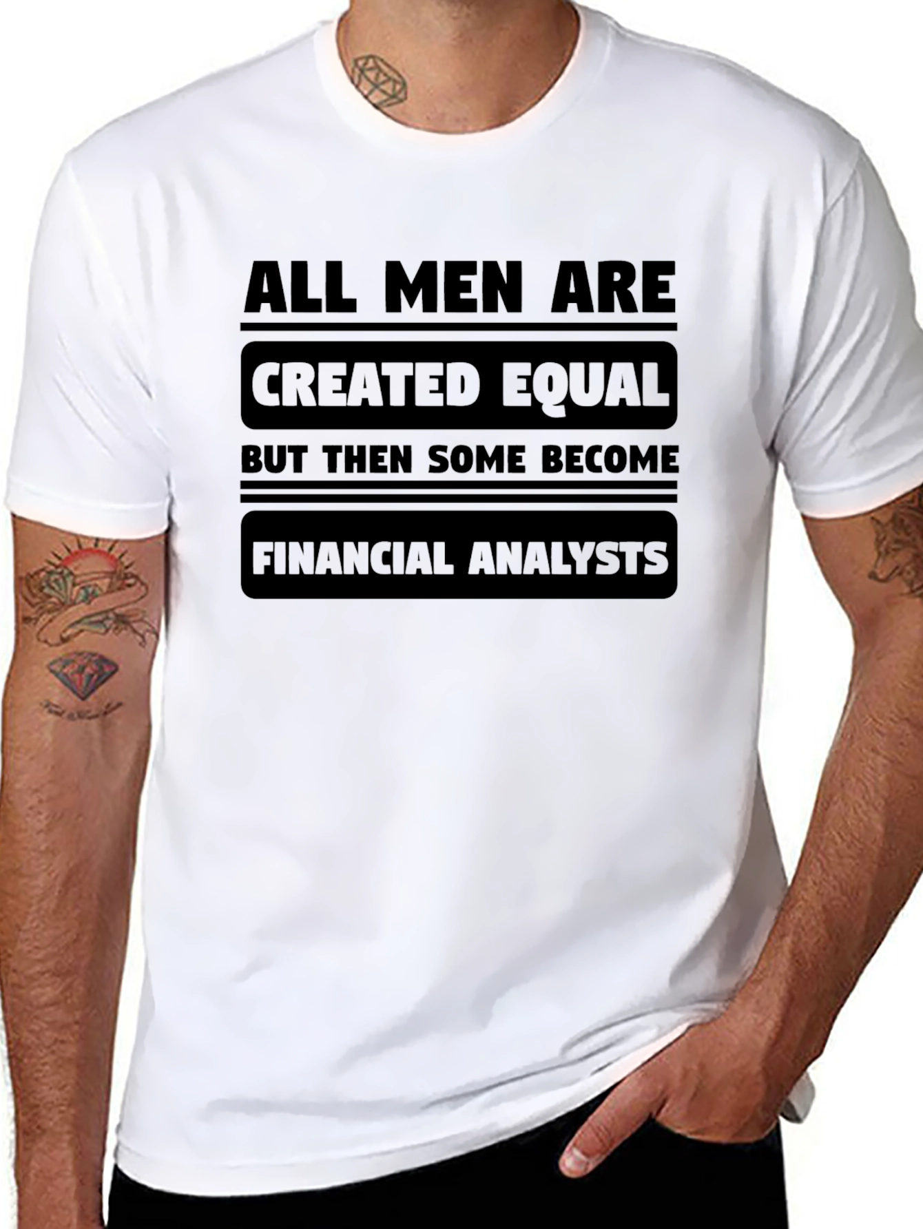Financial Analyst Statement Graphic Tee