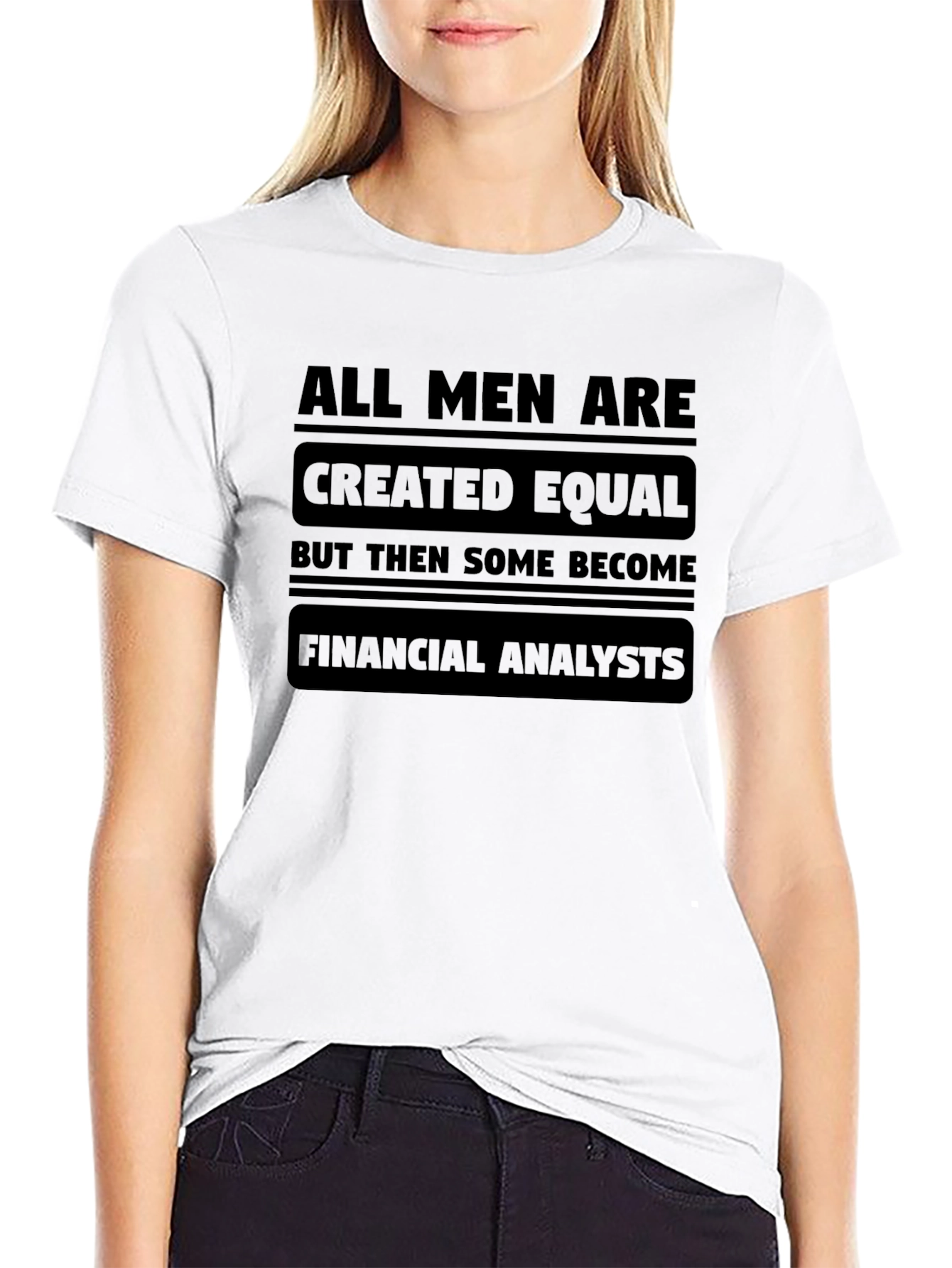 Financial Analyst Statement Graphic Tee