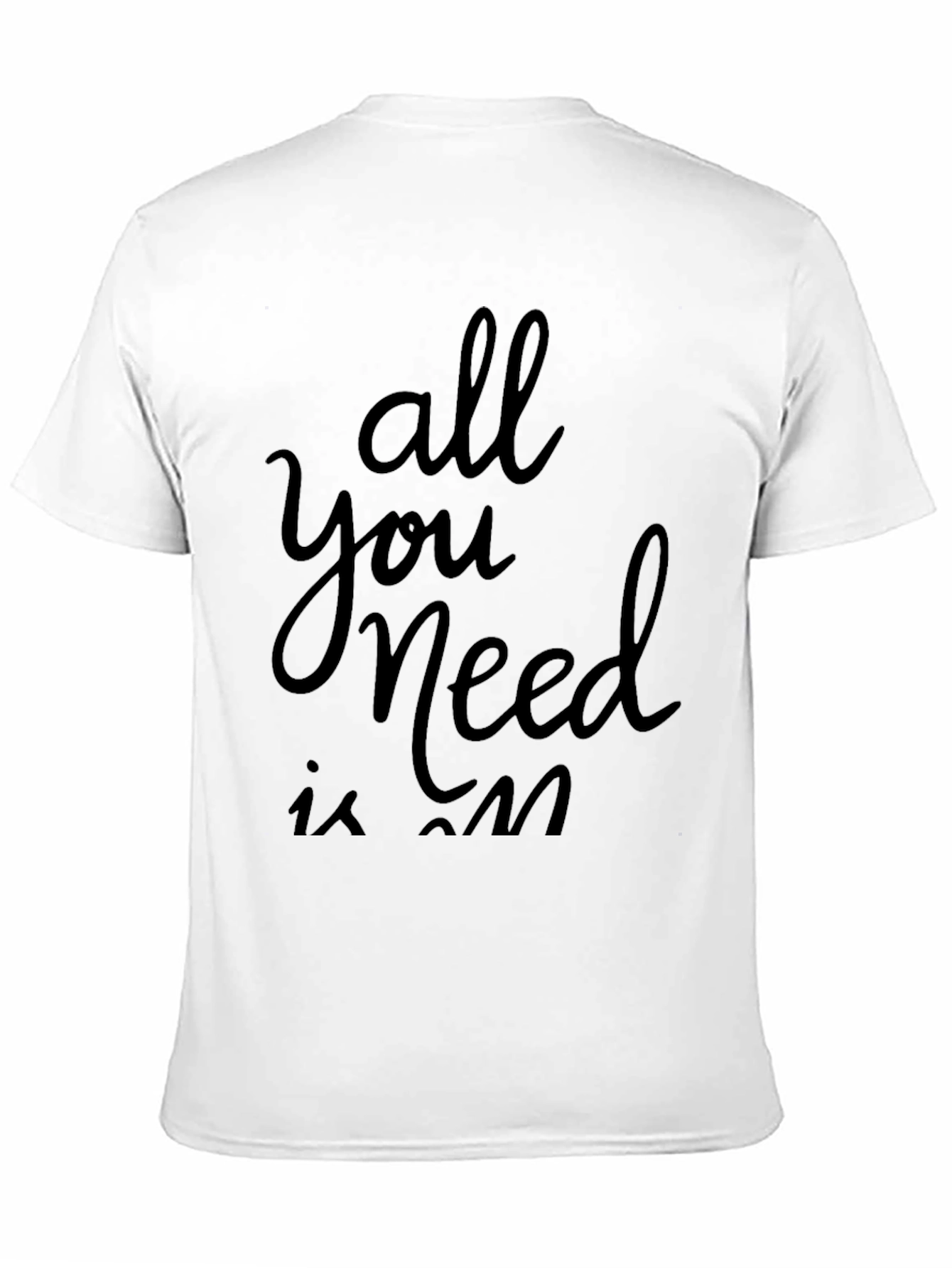 All You Need Graphic Tee - Black