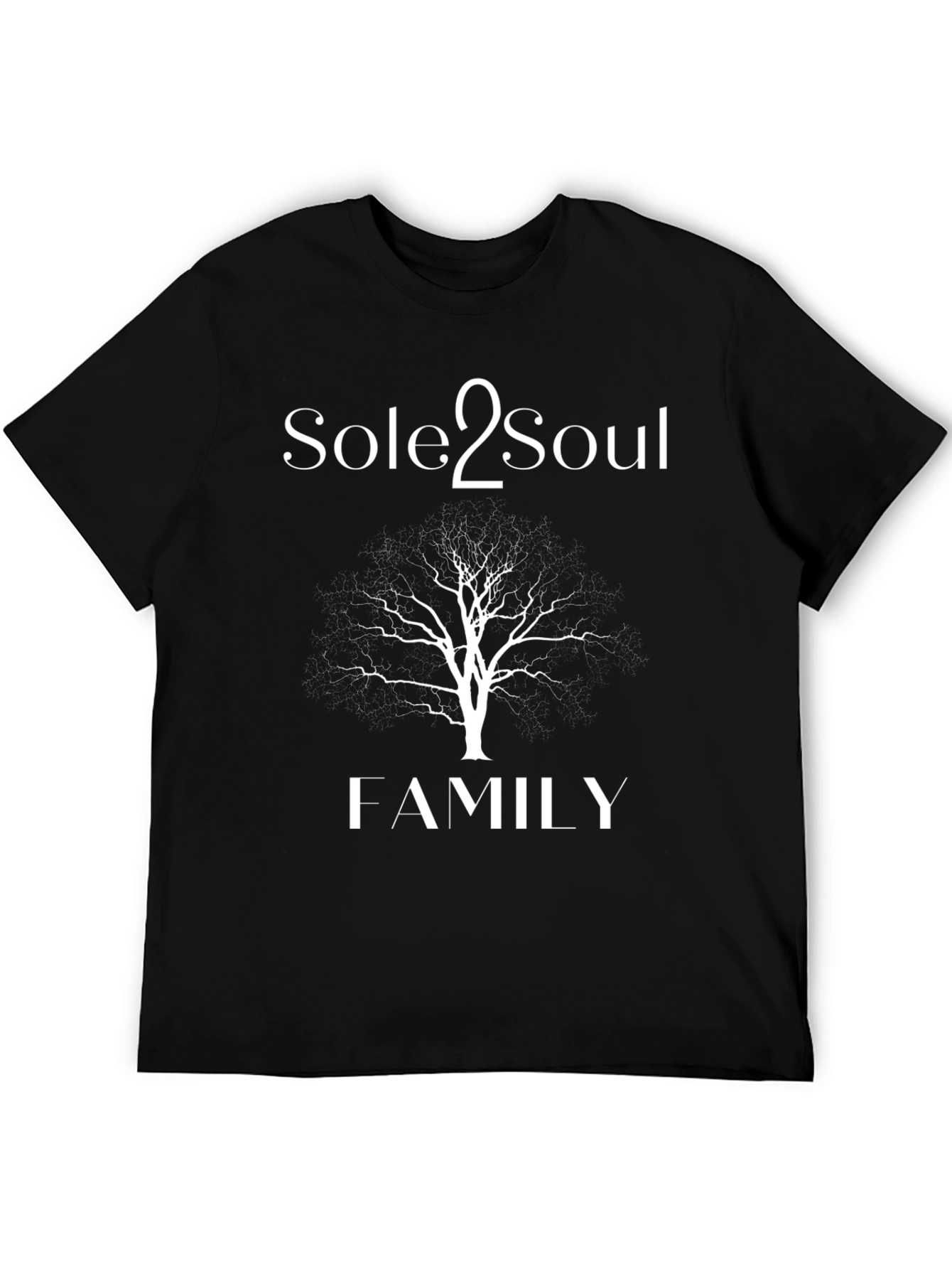 Sole 2 Soul Family Tree Black T-Shirt