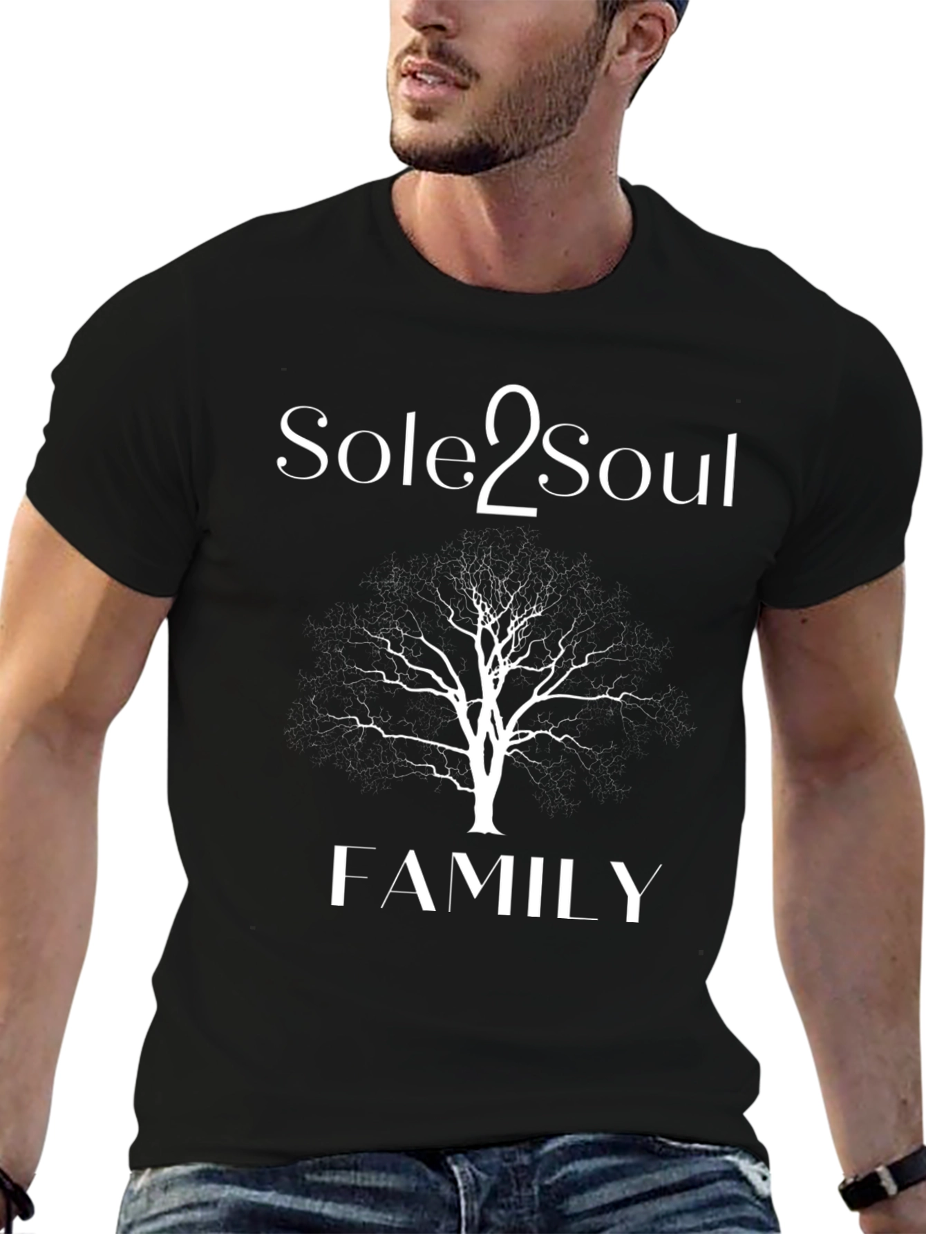 Sole 2 Soul Family Tree Black T-Shirt