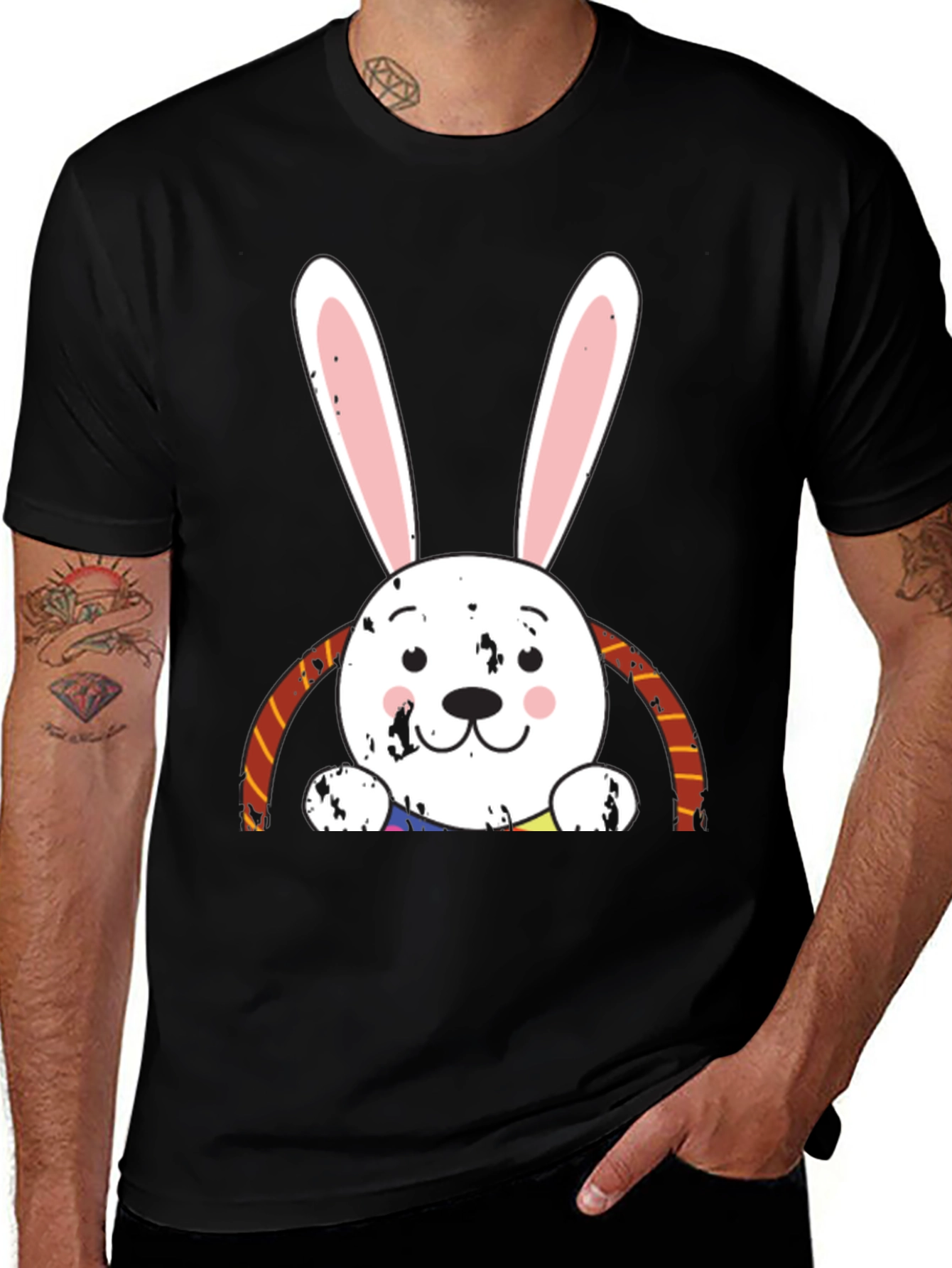Bunny Graphic Tee - Quirky Comfortable Style