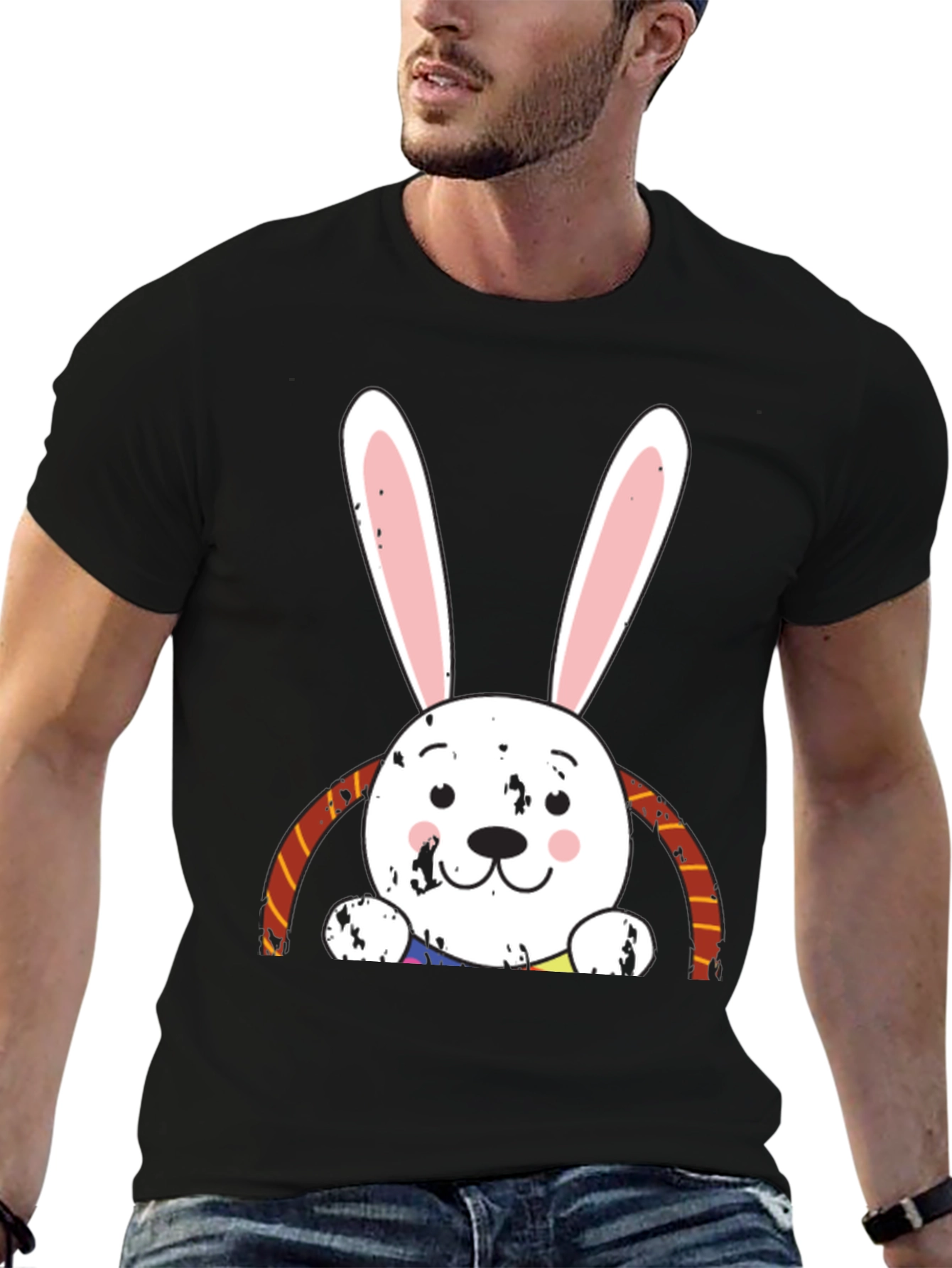 Bunny Graphic Tee - Quirky Comfortable Style
