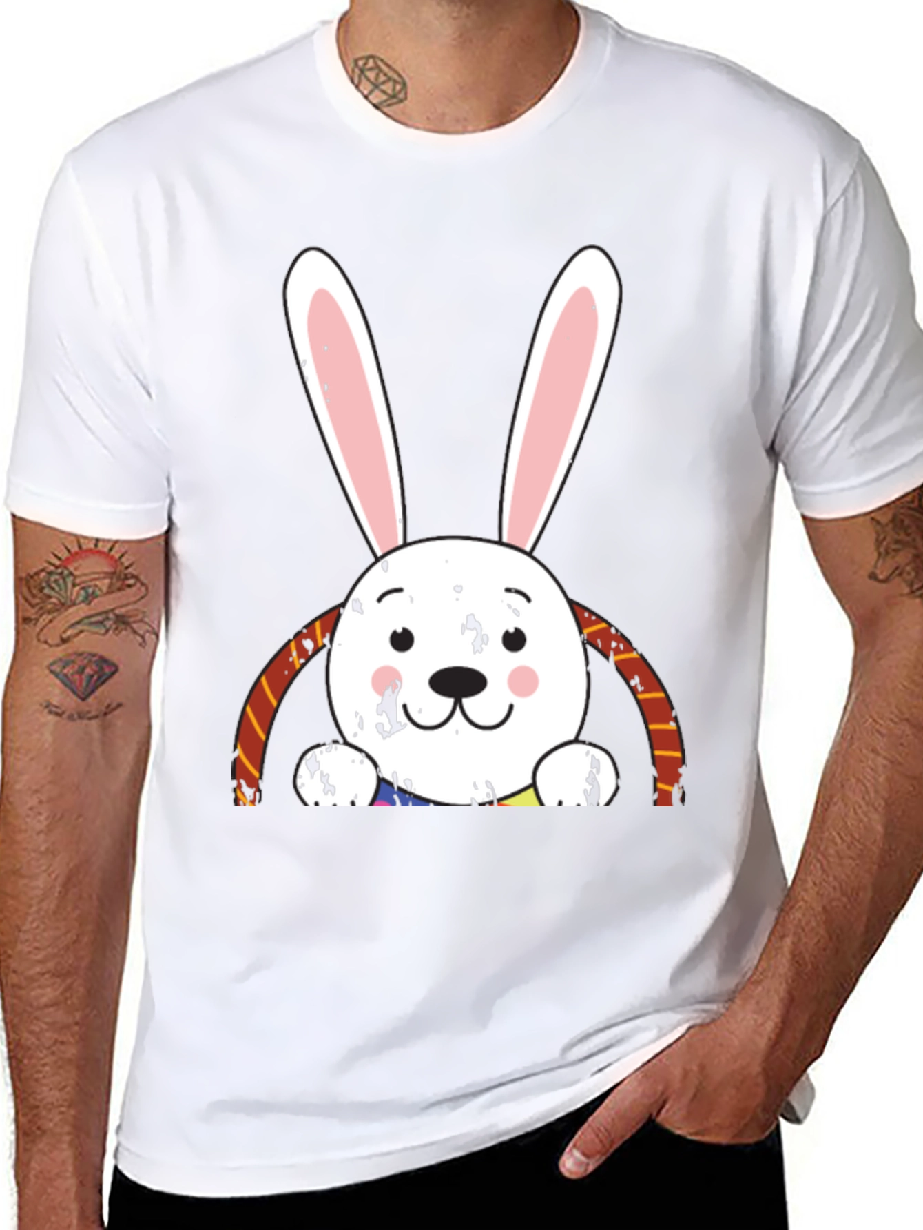 Bunny Graphic Tee - Quirky Comfortable Style
