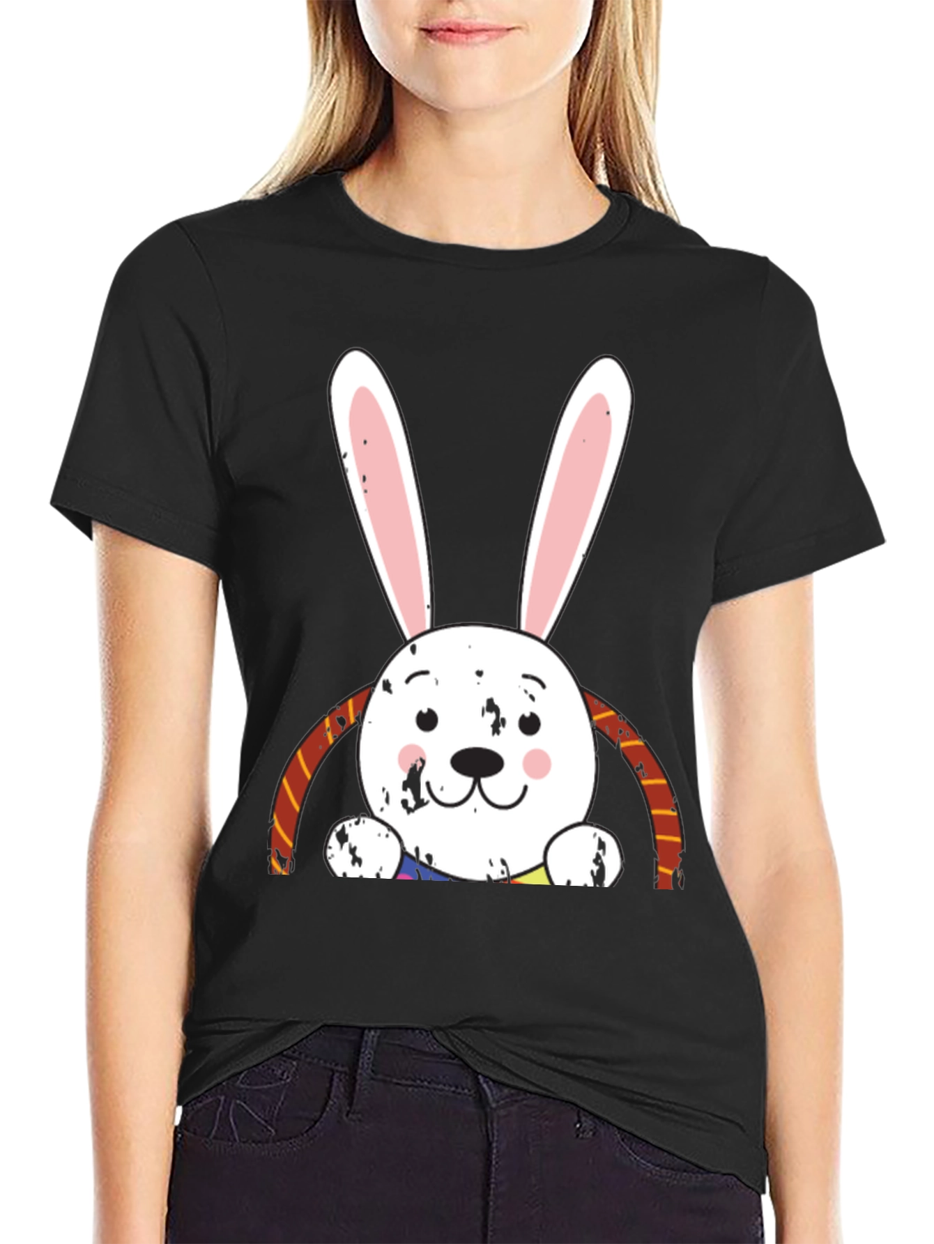 Bunny Graphic Tee - Quirky Comfortable Style