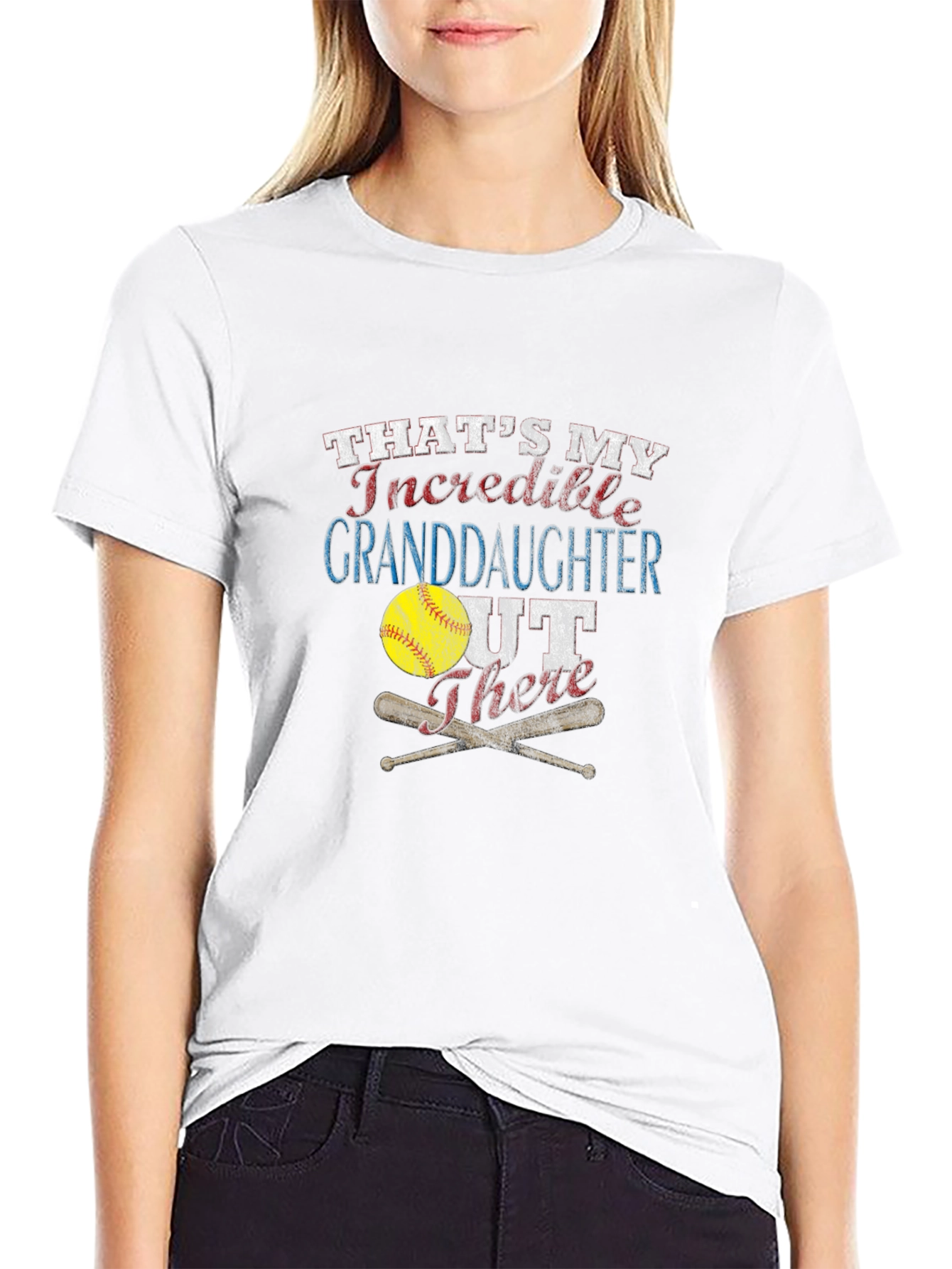 Granddaughter Softball T-Shirt