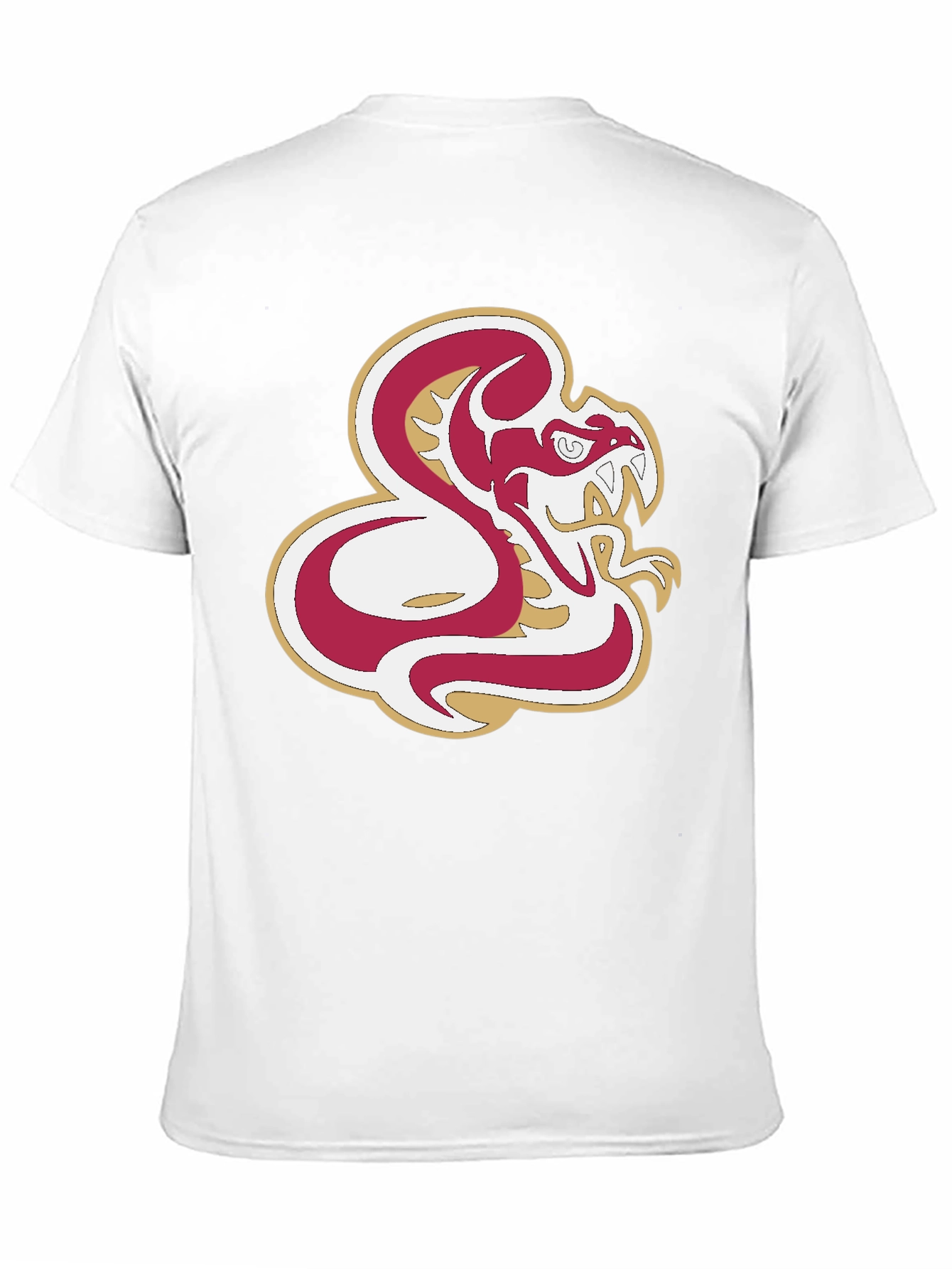 Bold Snake Graphic Tee - Black Cotton Comfort