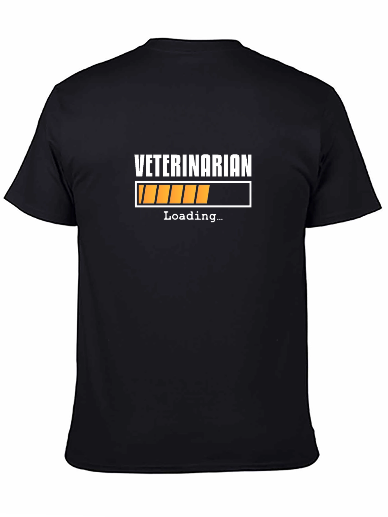 Veterinarian Loading T-Shirt - Black Graphic Tee