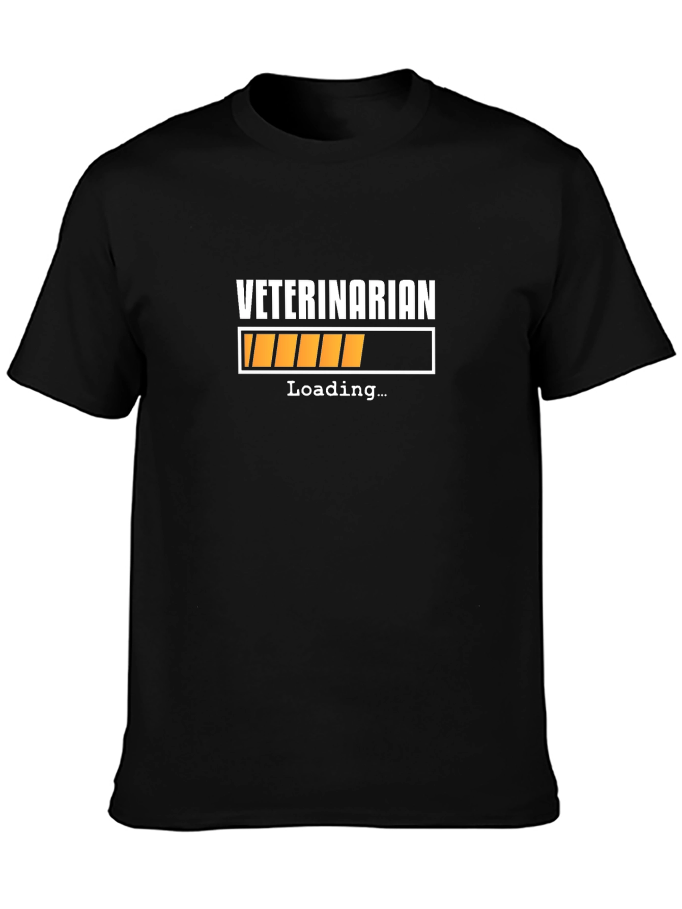 Veterinarian Loading T-Shirt - Black Graphic Tee