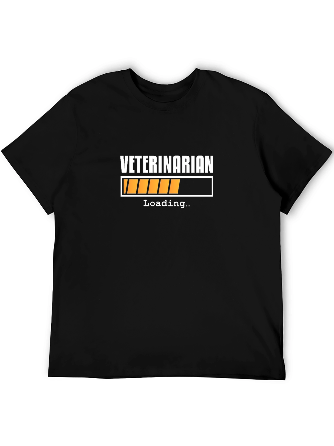 Veterinarian Loading T-Shirt - Black Graphic Tee