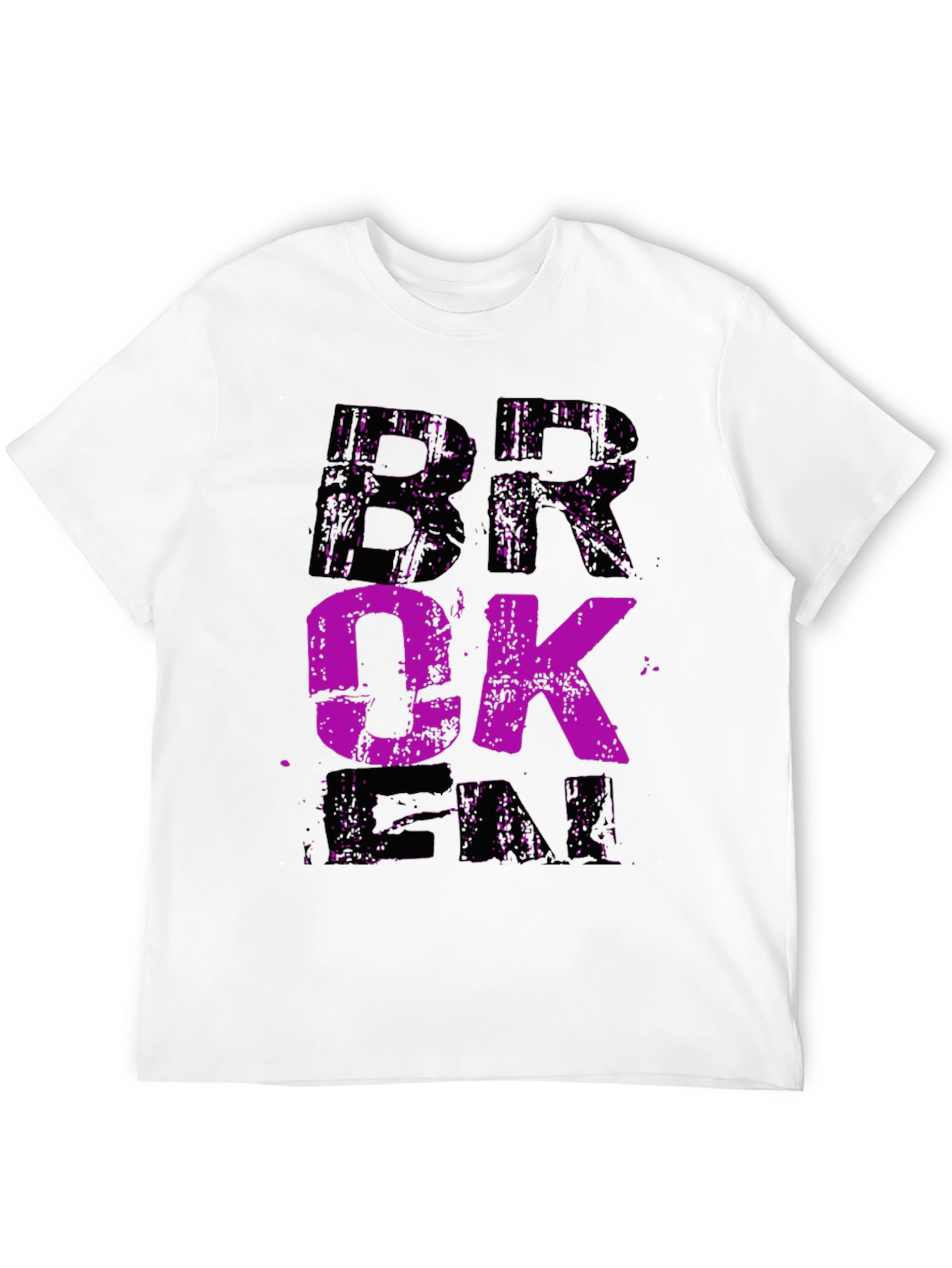Broken Fade Graphic Tee - Mens Black T-Shirt