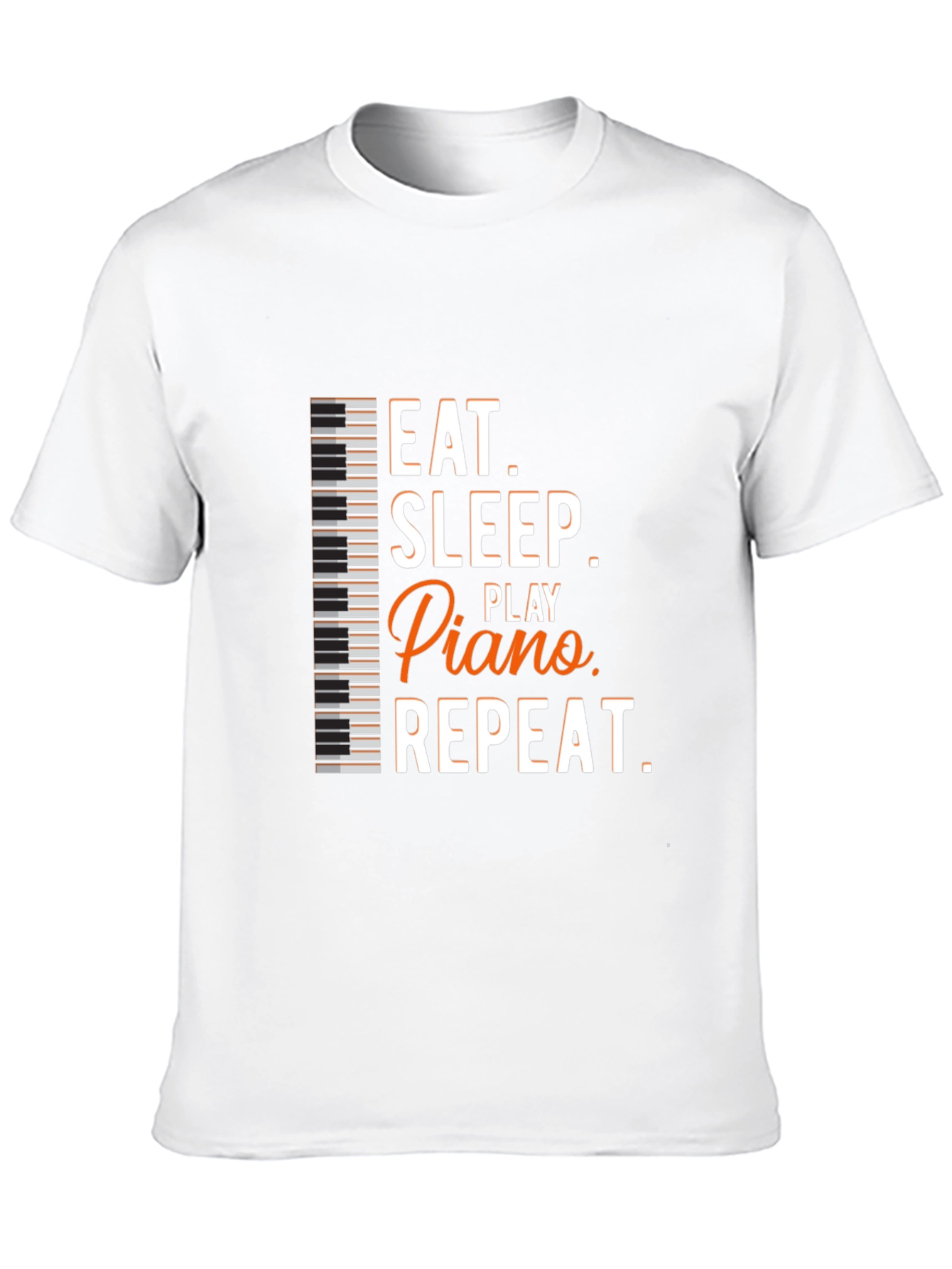 Eat Sleep Play Piano Repeat Graphic Tee