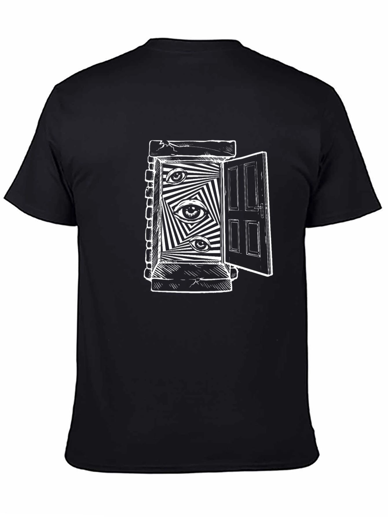 Mystic Doorway Graphic Tee - Black