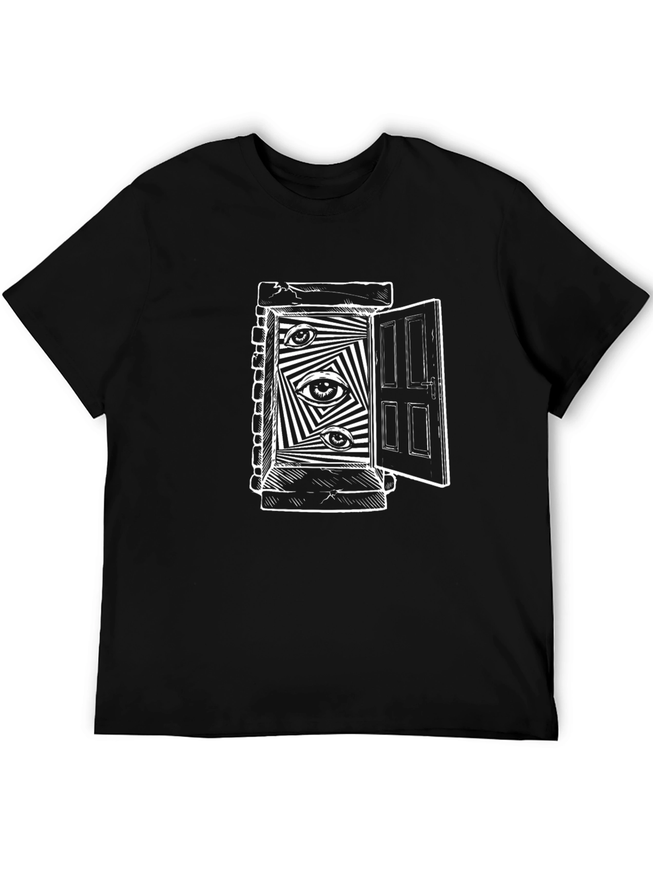 Mystic Doorway Graphic Tee - Black