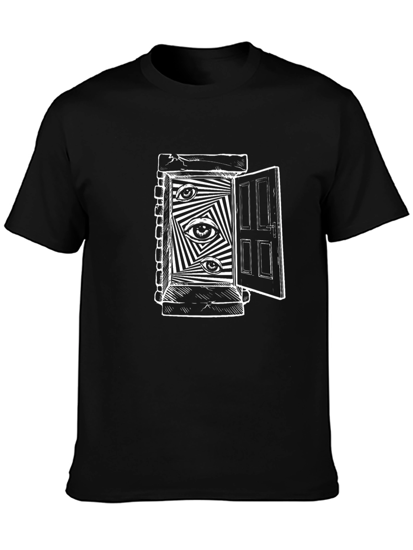 Mystic Doorway Graphic Tee - Black
