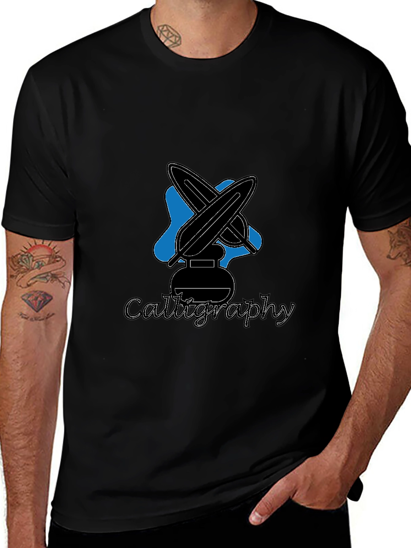 Calligraphy Tee: Stylish Design