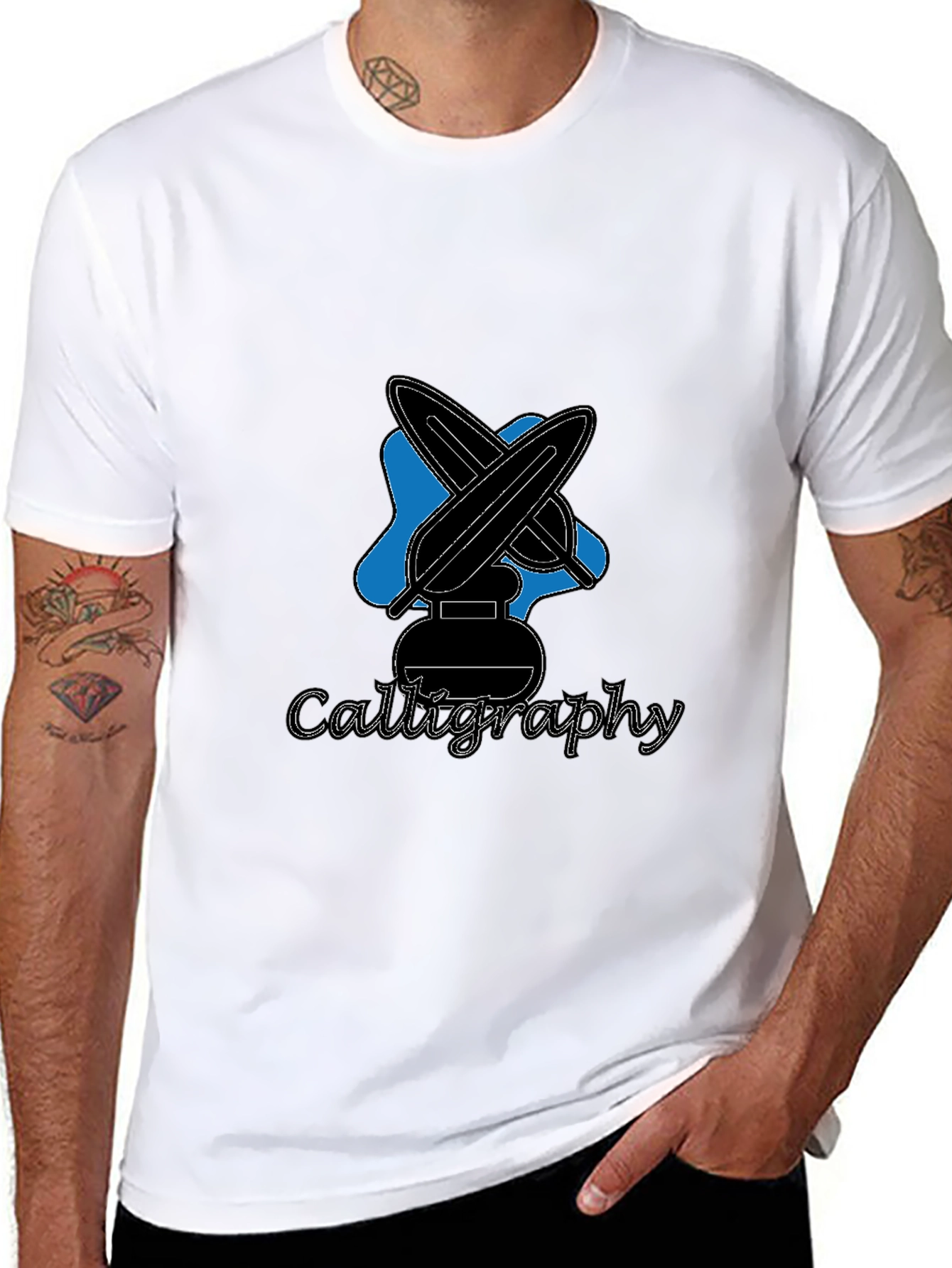 Calligraphy Tee: Stylish Design