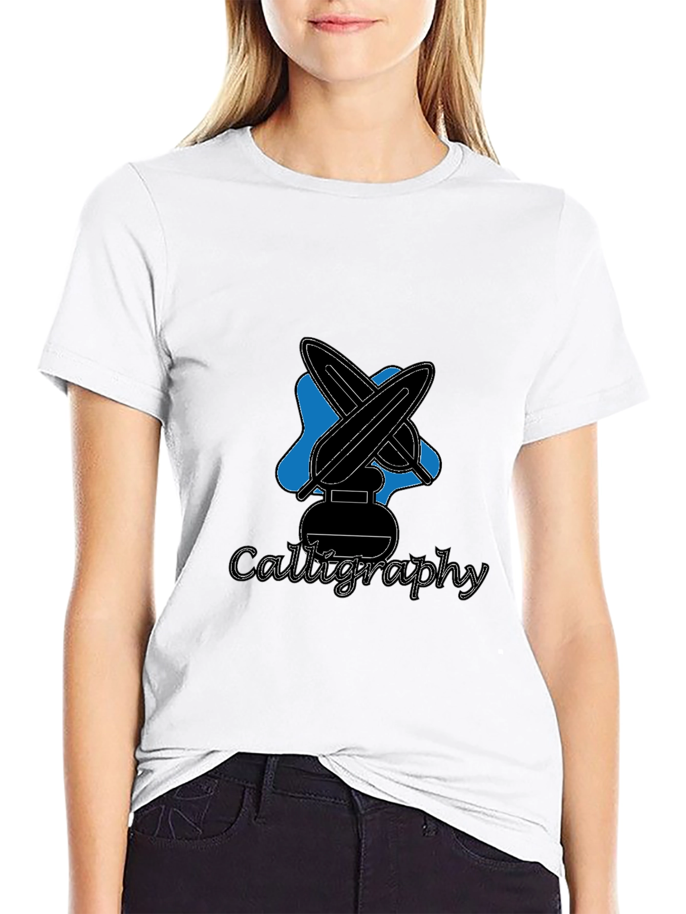 Calligraphy Tee: Stylish Design
