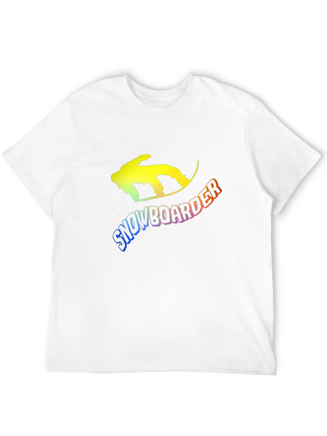 Snowboarder Graphic Tee - Black