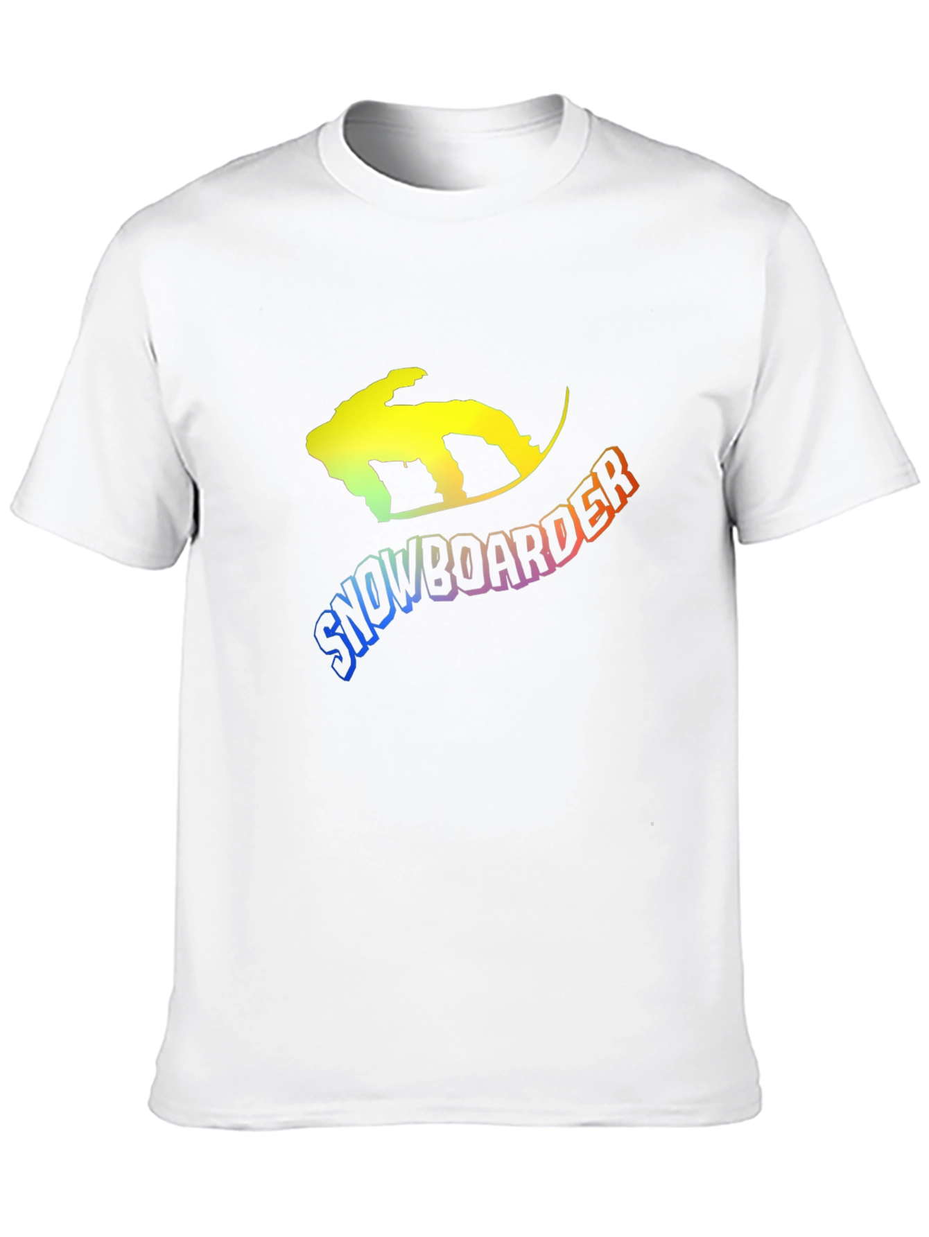 Snowboarder Graphic Tee - Black