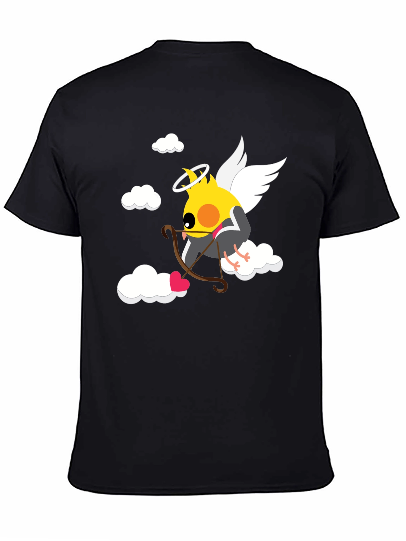 Cupid Cockatiel T-Shirt - Angelic Valentines Day Tee