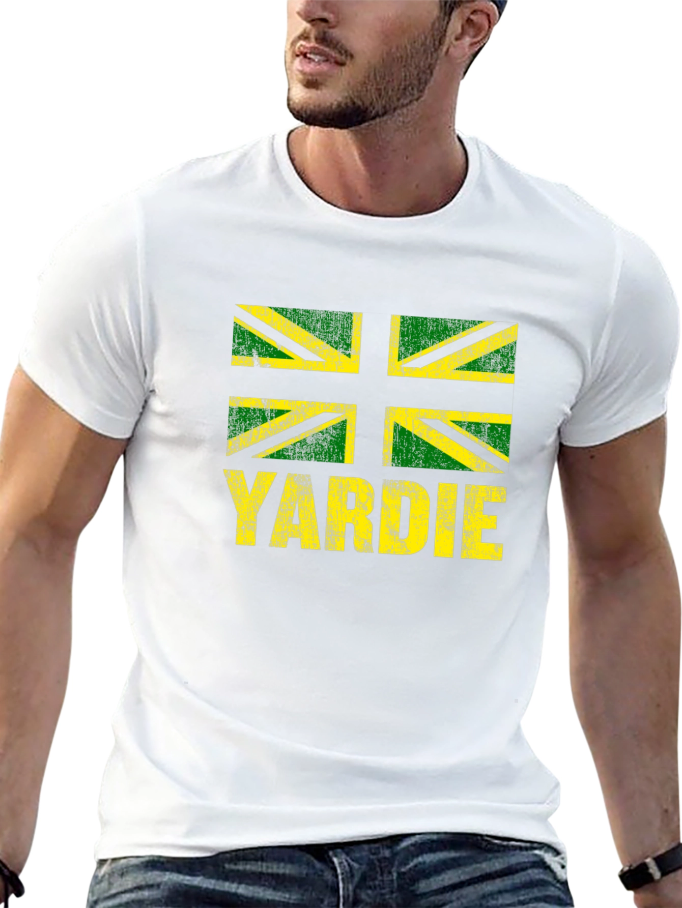 Yardie Jamaican Flag Graphic T-Shirt