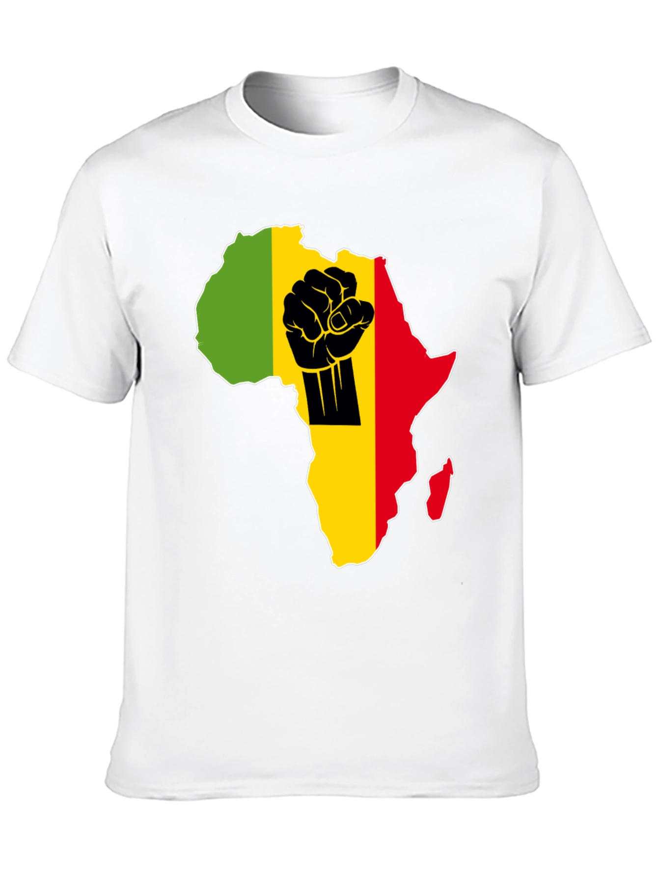 Africa Fist Power T-Shirt - Black Pride