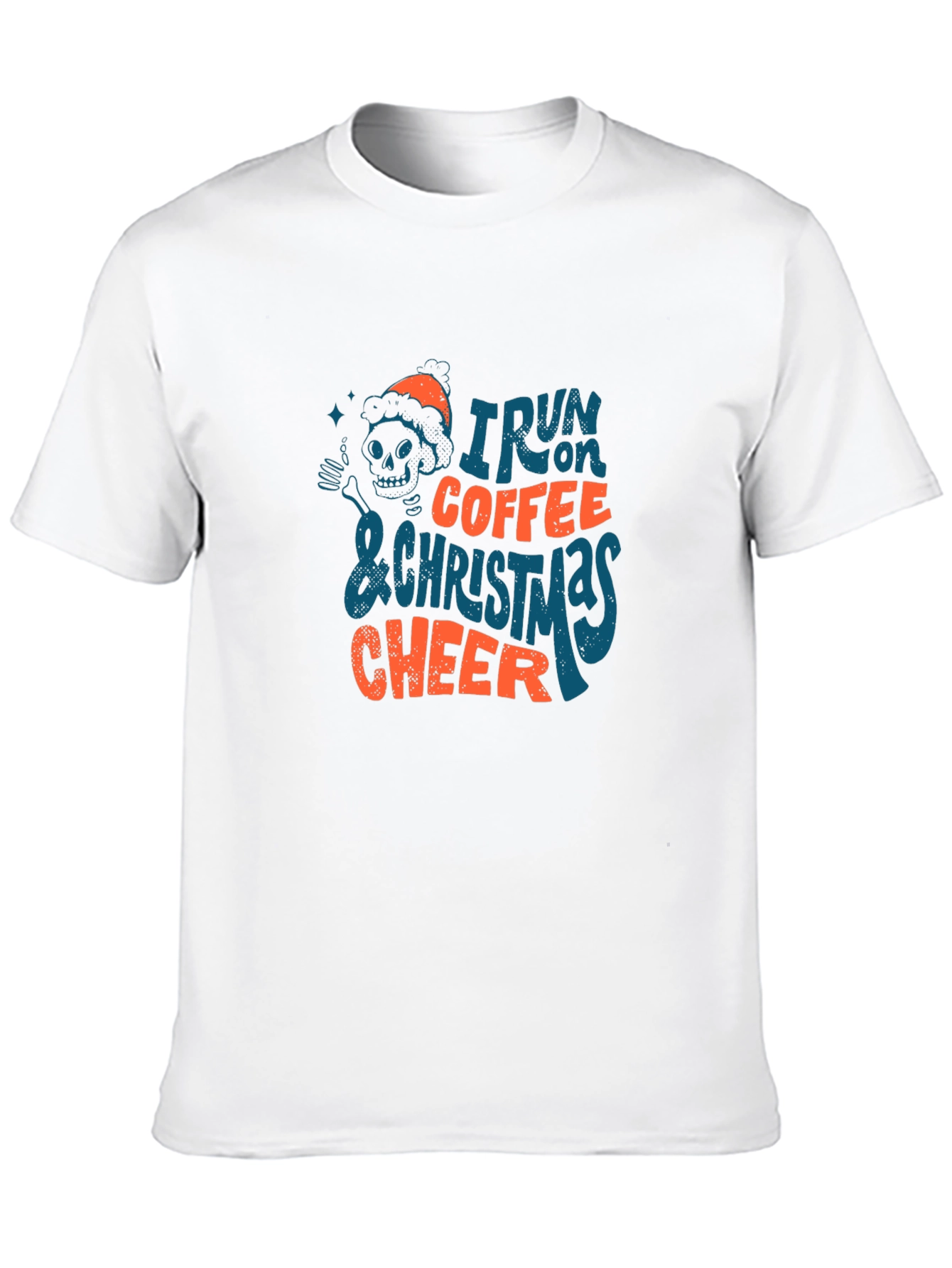 I Run On Coffee & Christmas Cheer T-Shirt