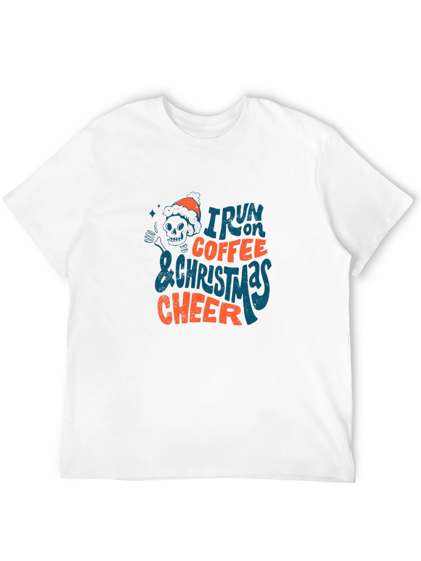I Run On Coffee & Christmas Cheer T-Shirt
