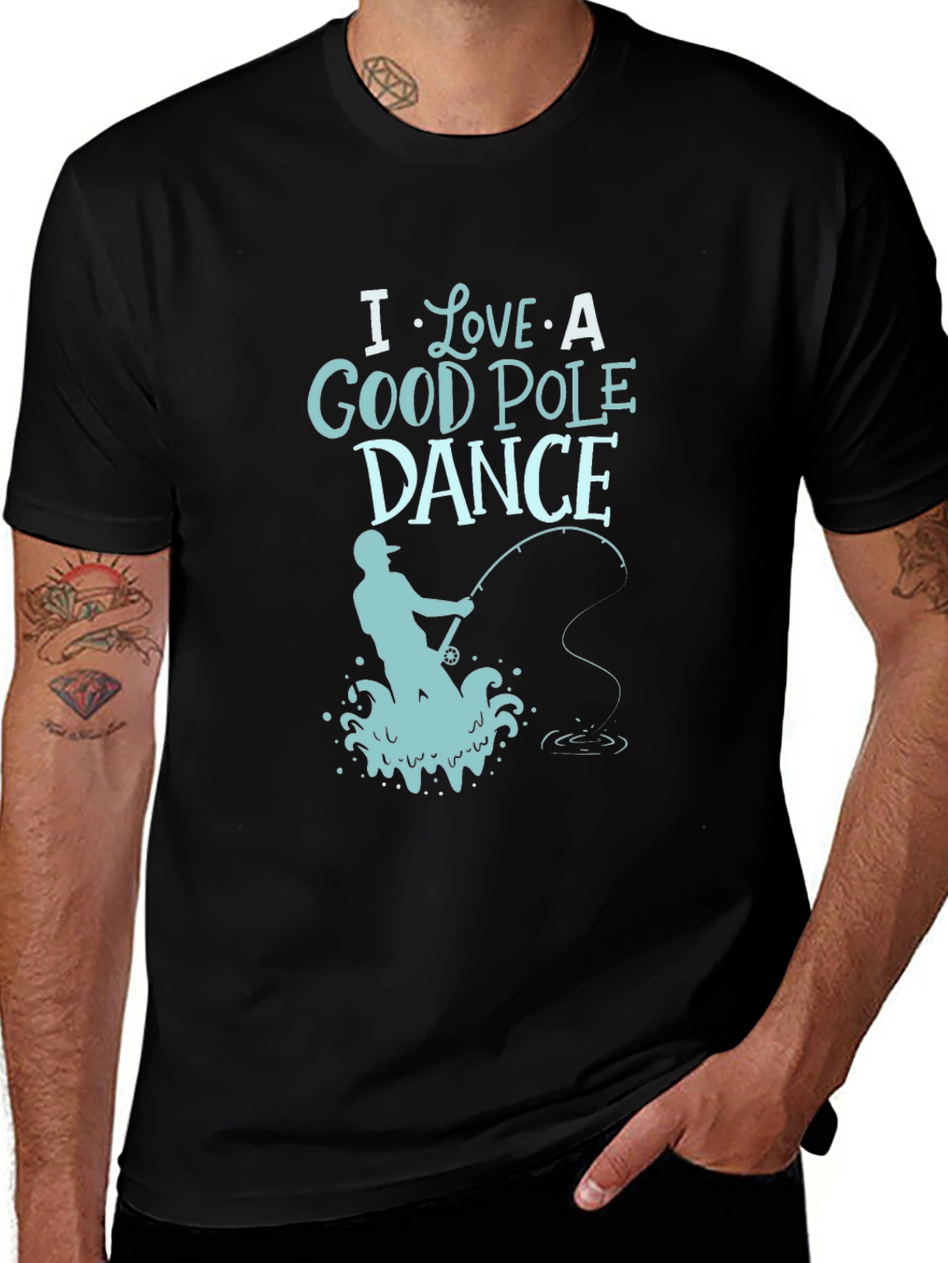 I Love a Good Pole Dance Fishing T-Shirt