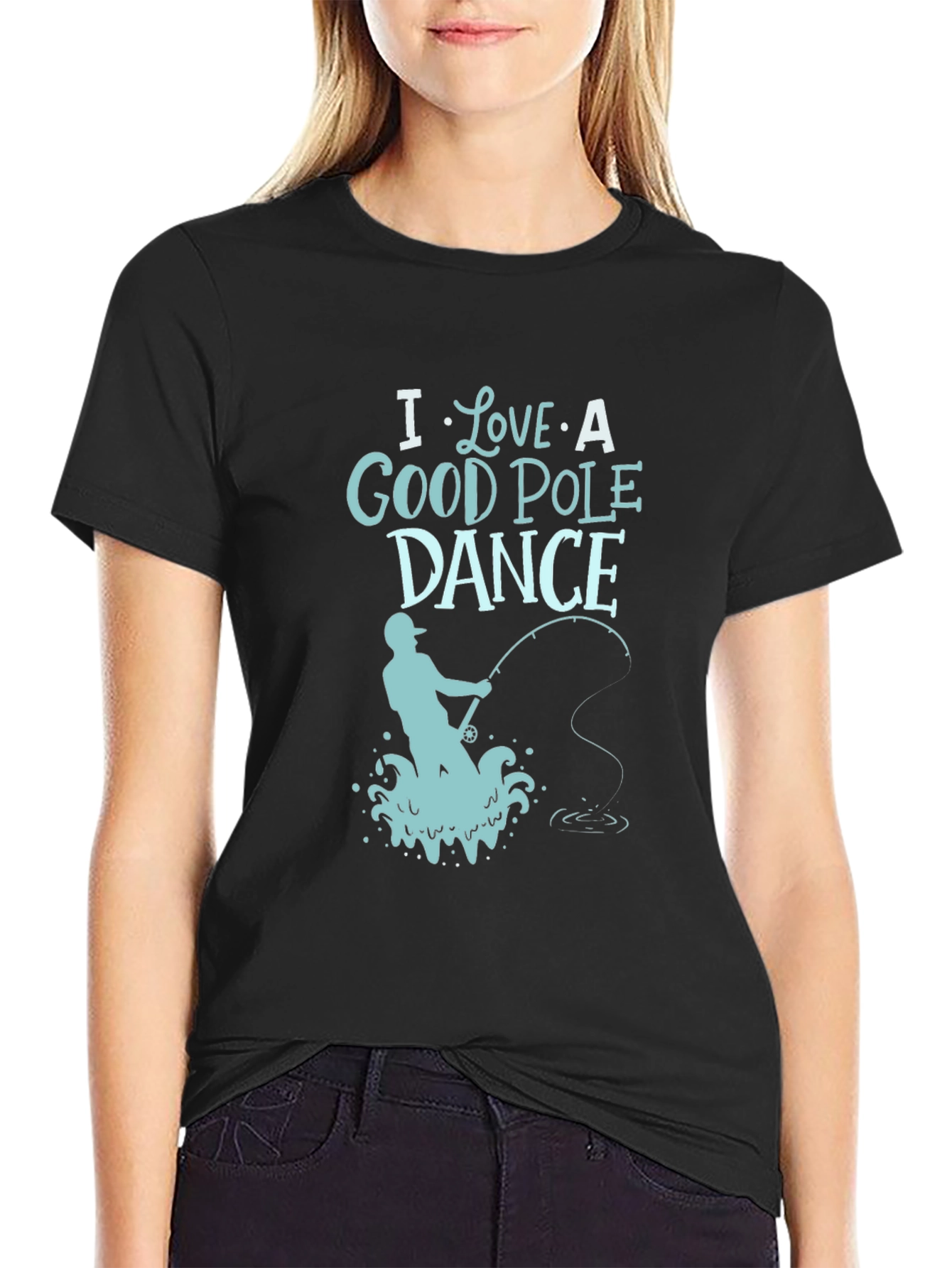 I Love a Good Pole Dance Fishing T-Shirt