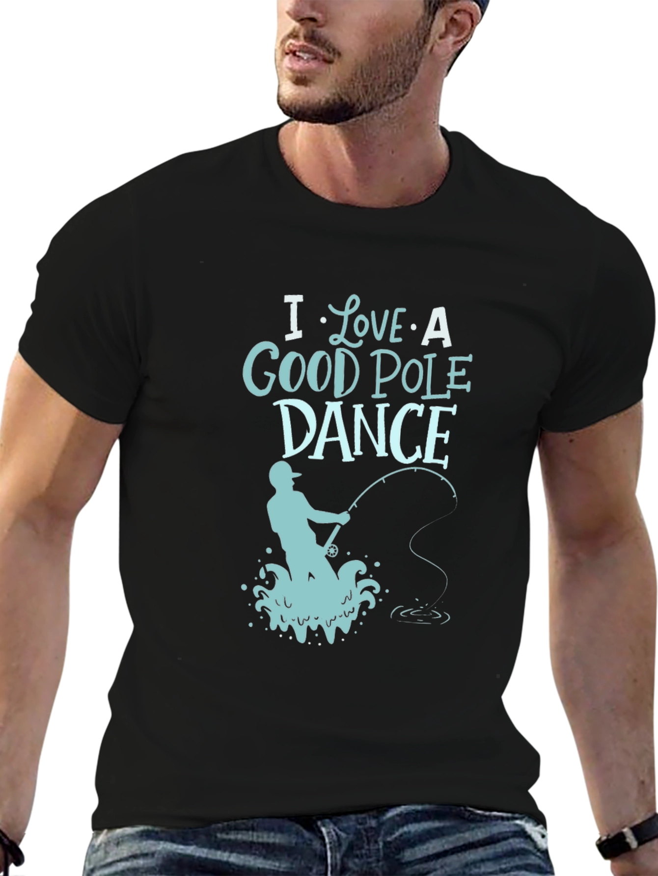 I Love a Good Pole Dance Fishing T-Shirt