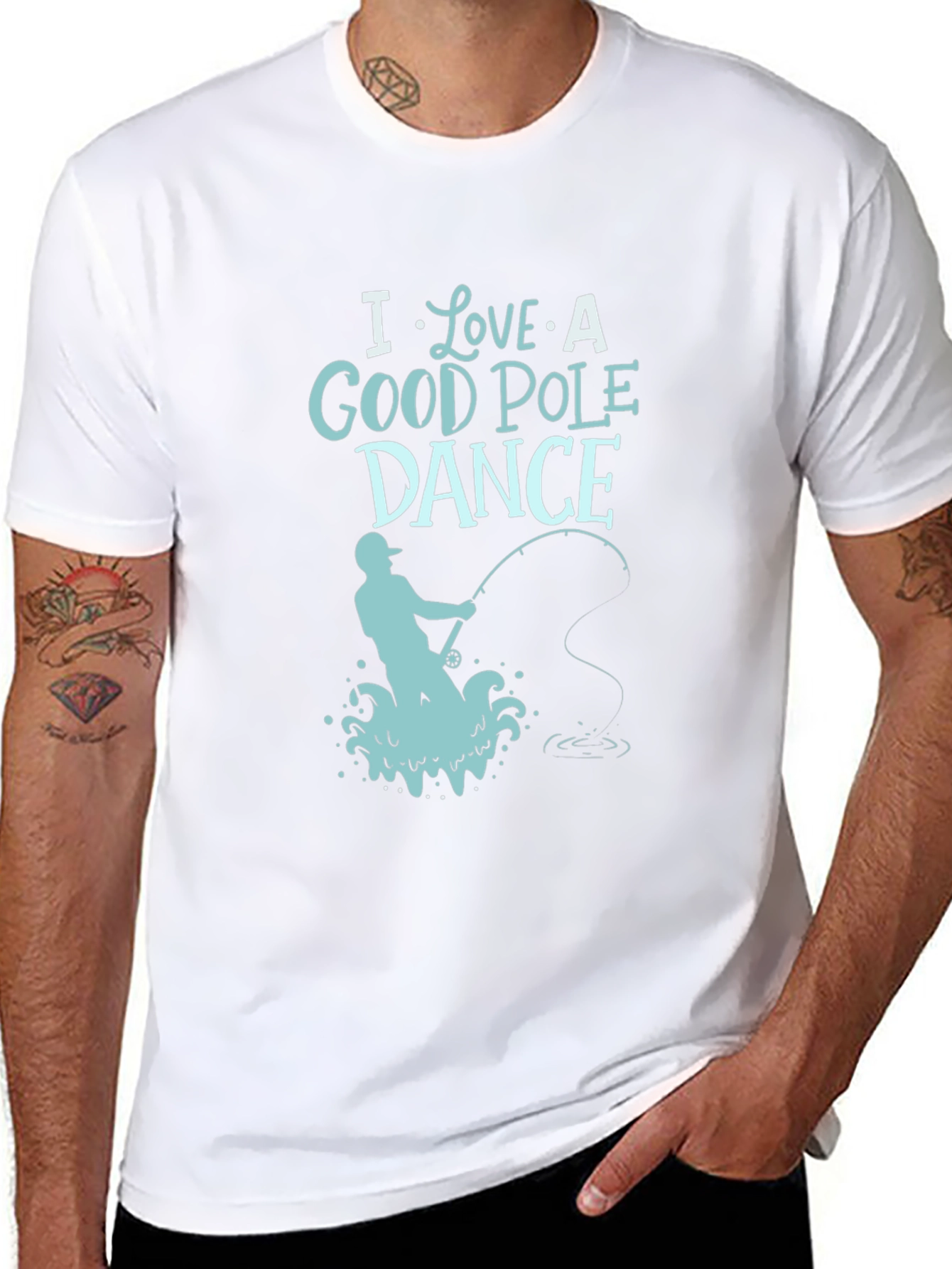 I Love a Good Pole Dance Fishing T-Shirt