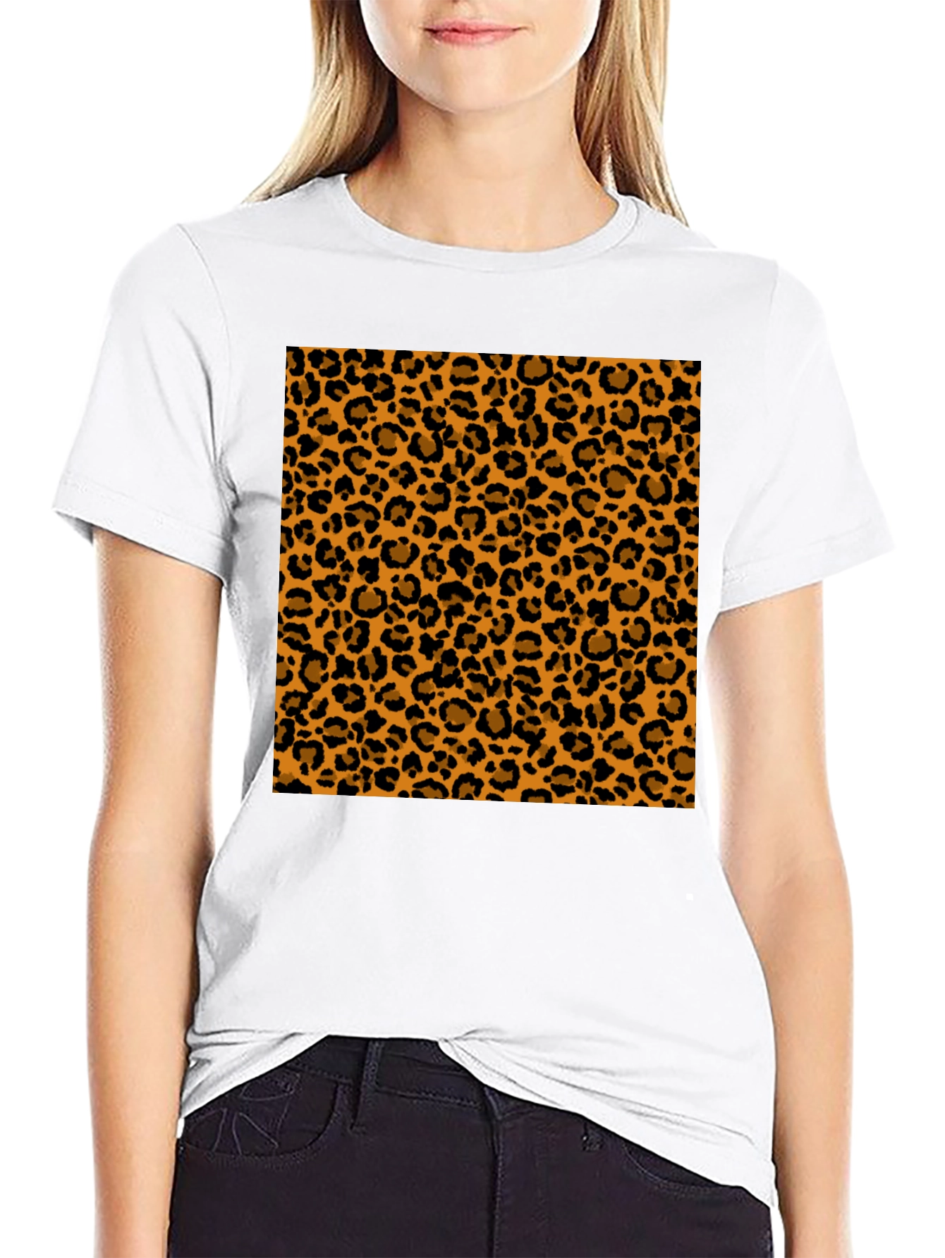 Leopard Print T-Shirt - Bold Animal Pattern Tee