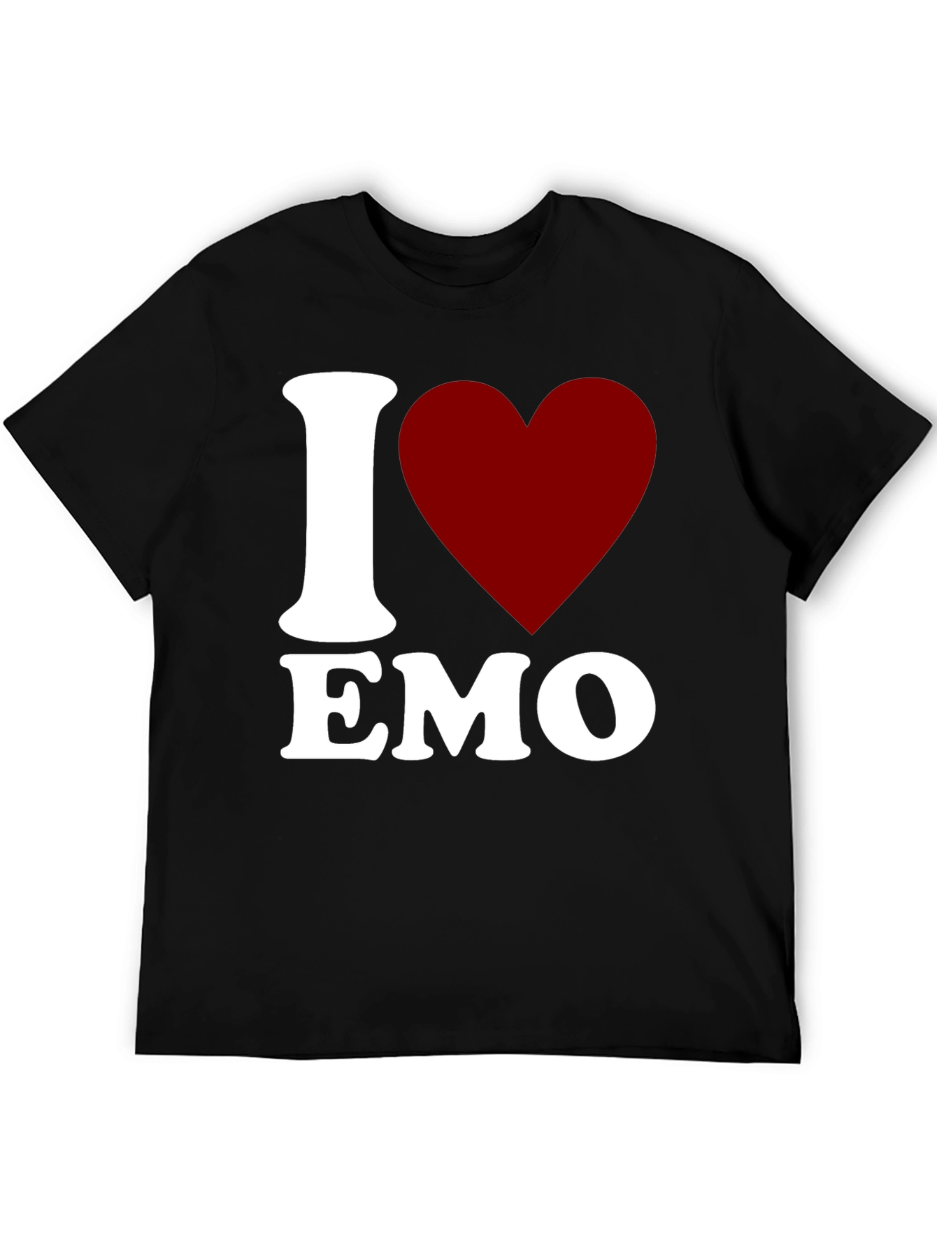 I Heart Emo Tee - Classic Black T-Shirt