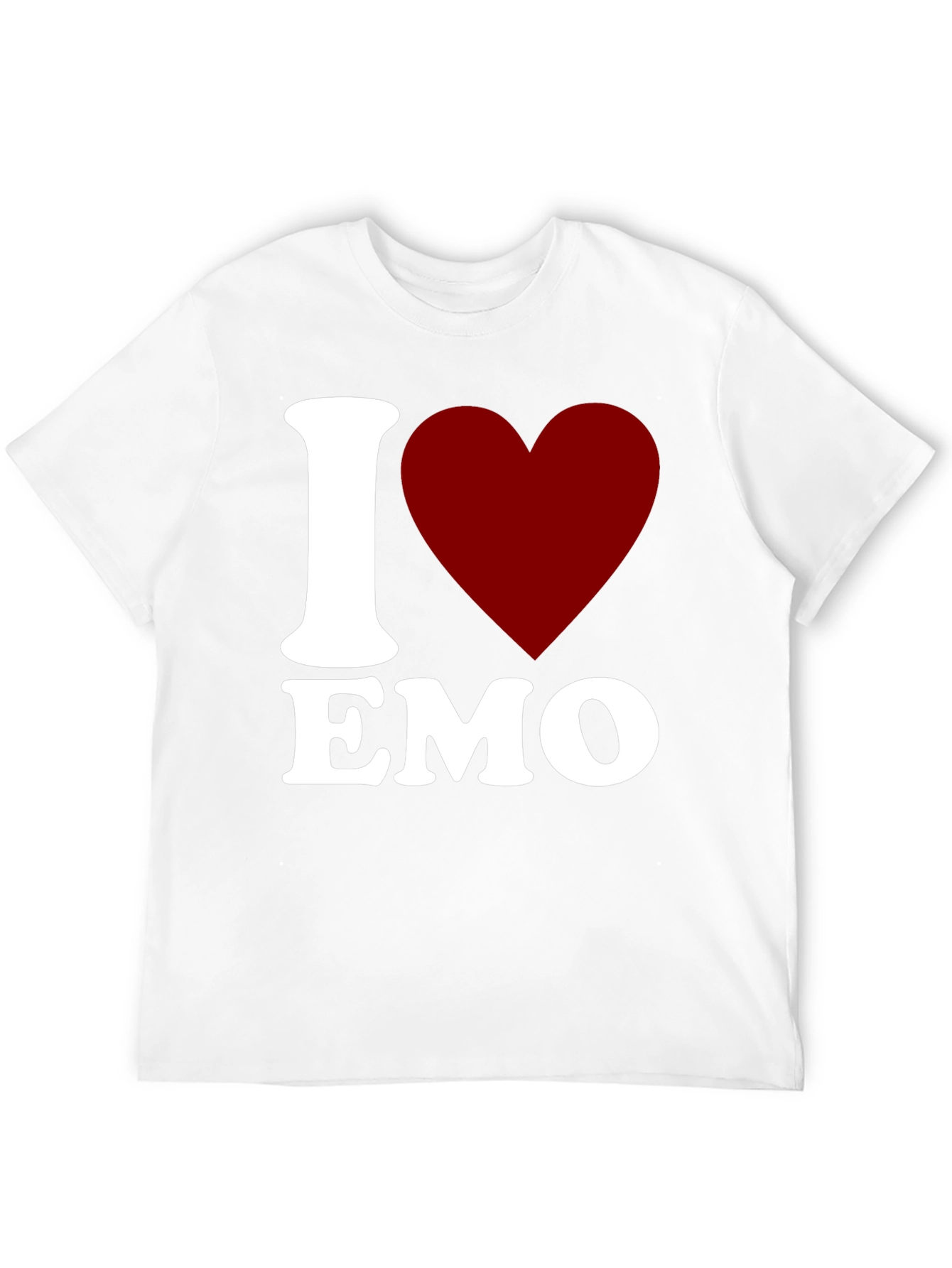 I Heart Emo Tee - Classic Black T-Shirt