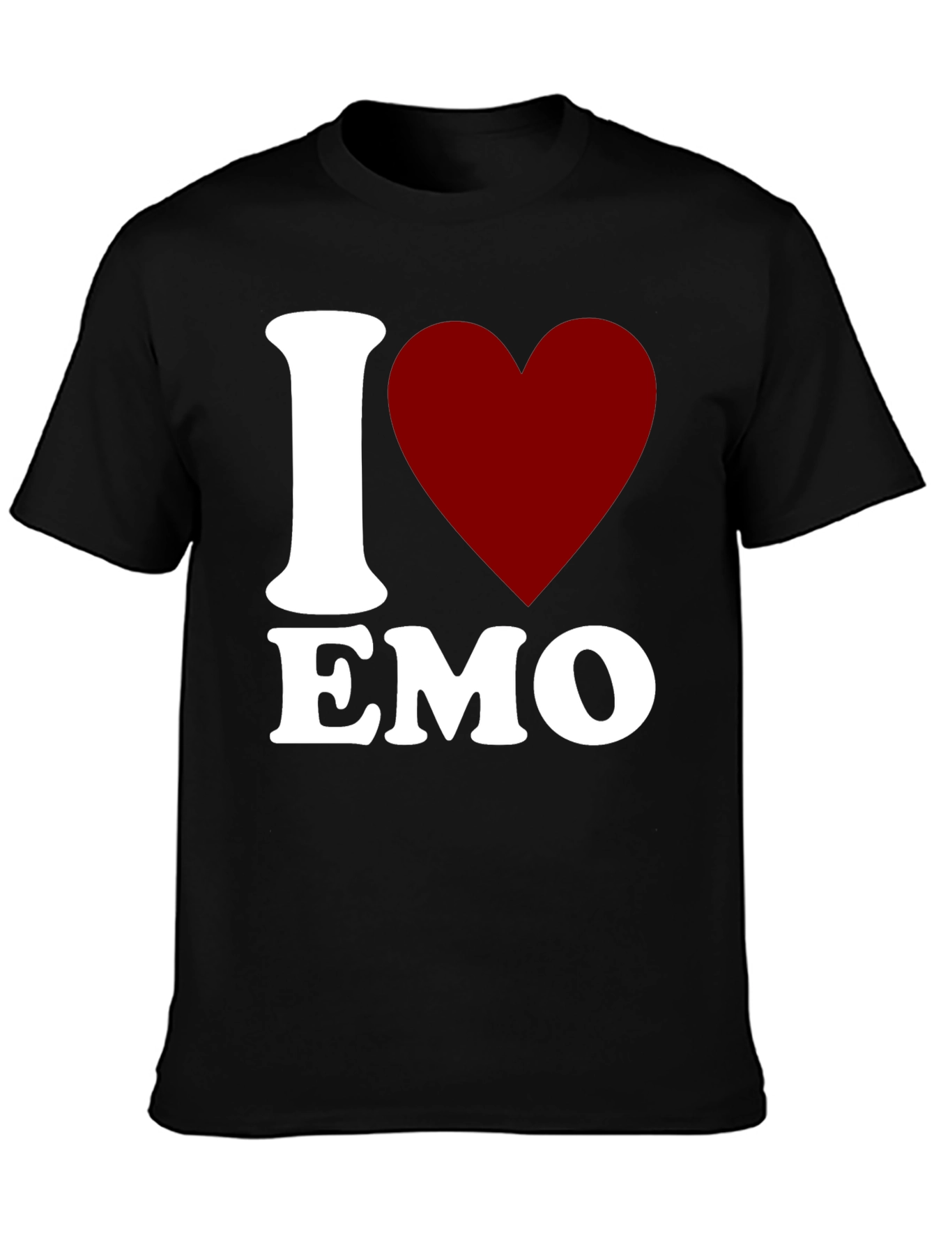I Heart Emo Tee - Classic Black T-Shirt