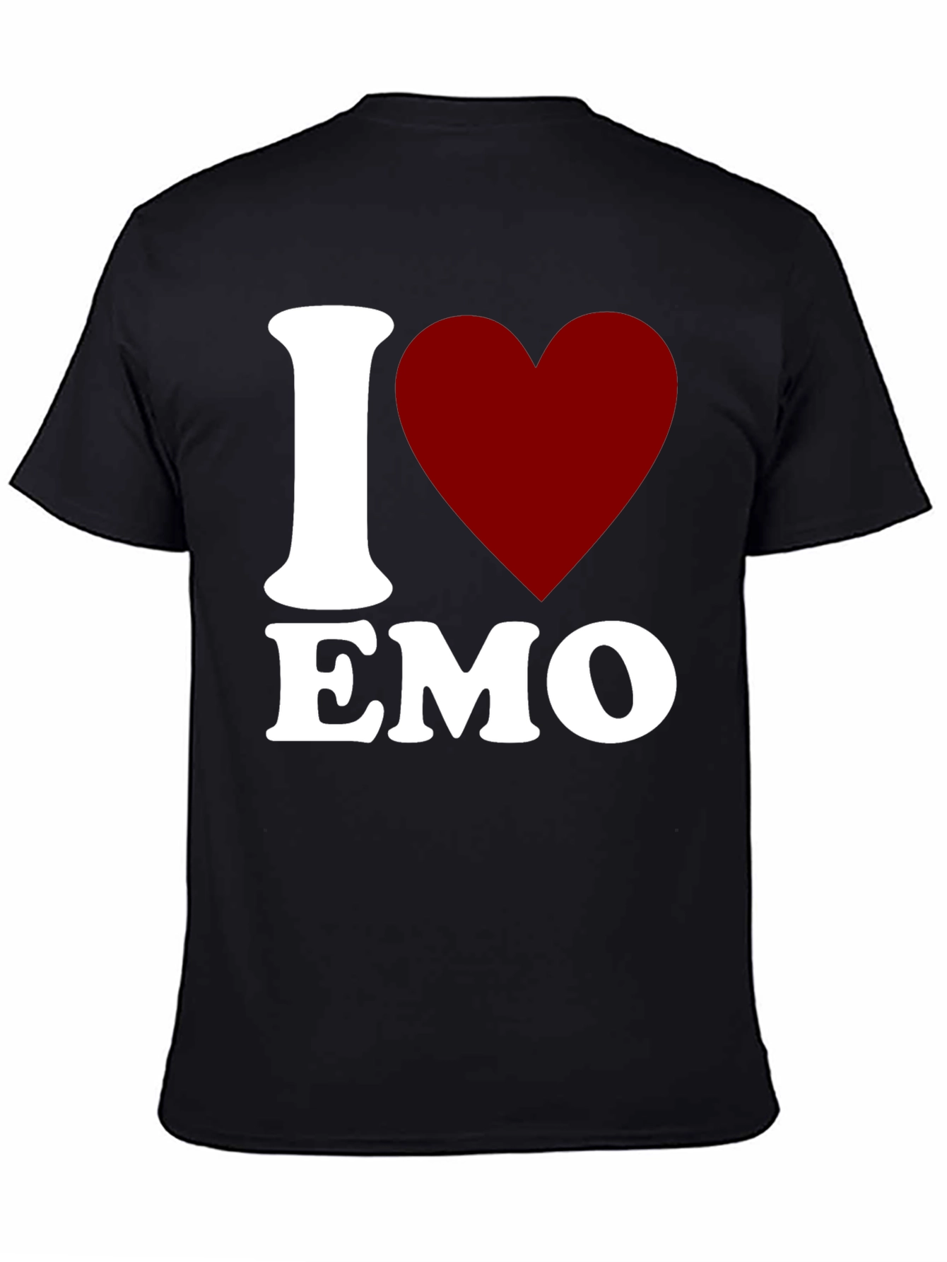 I Heart Emo Tee - Classic Black T-Shirt
