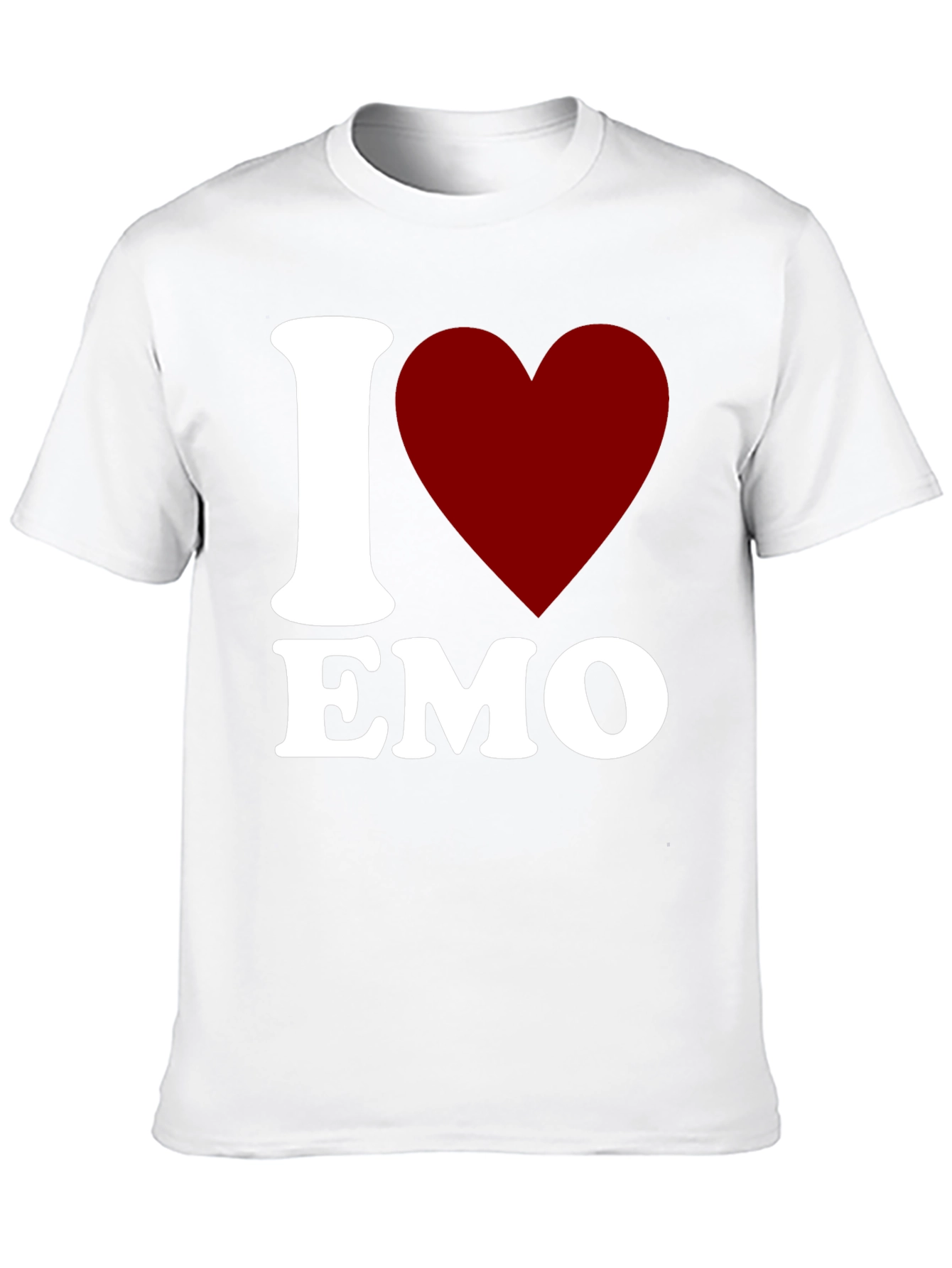 I Heart Emo Tee - Classic Black T-Shirt