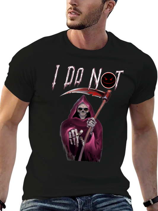 Grim Reaper Tee - I Do NOT Smile Skeleton T-Shirt