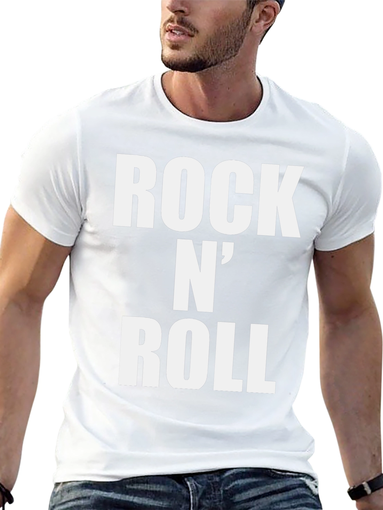 Rock N Roll Graphic Tee - Classic Black