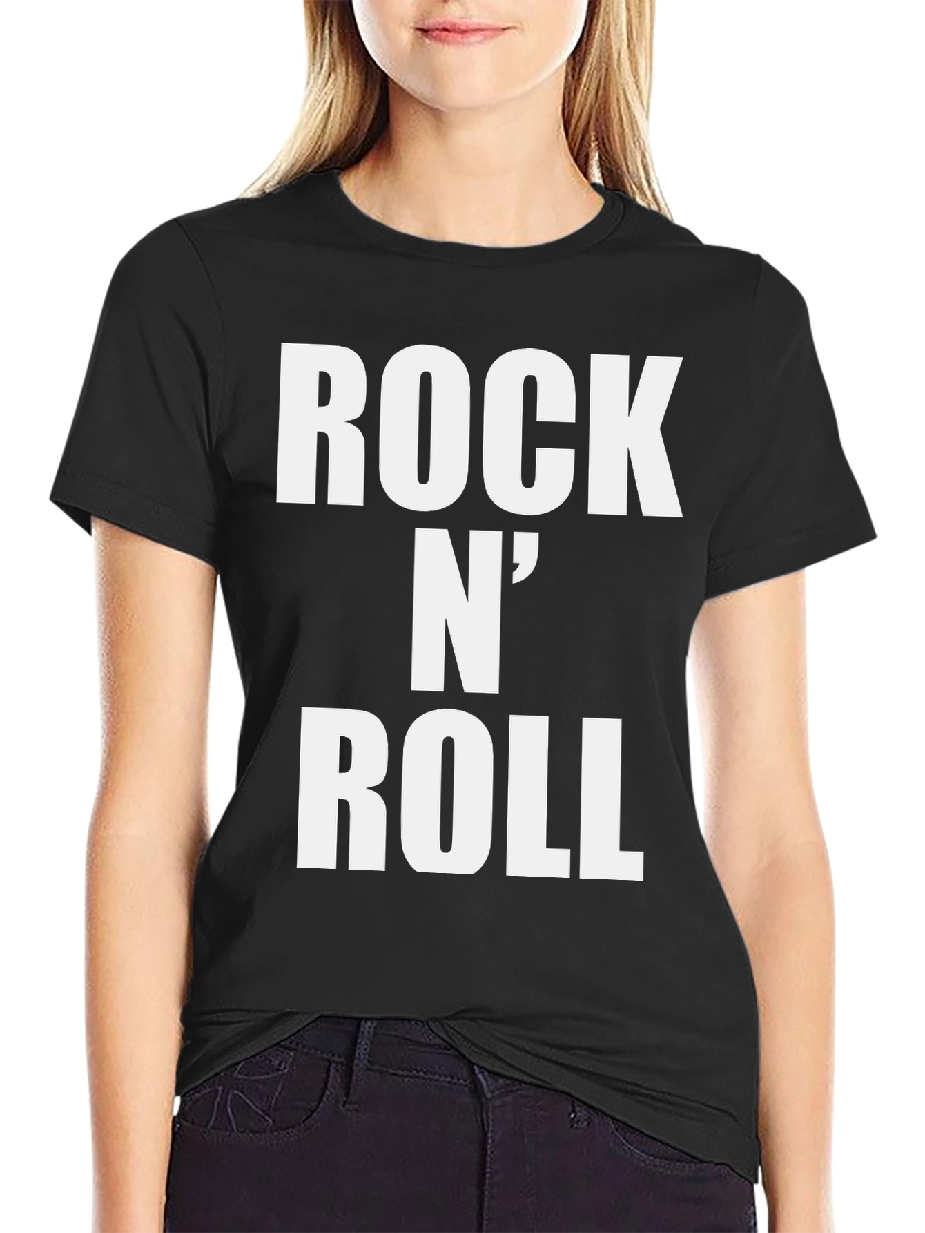 Rock N Roll Graphic Tee - Classic Black