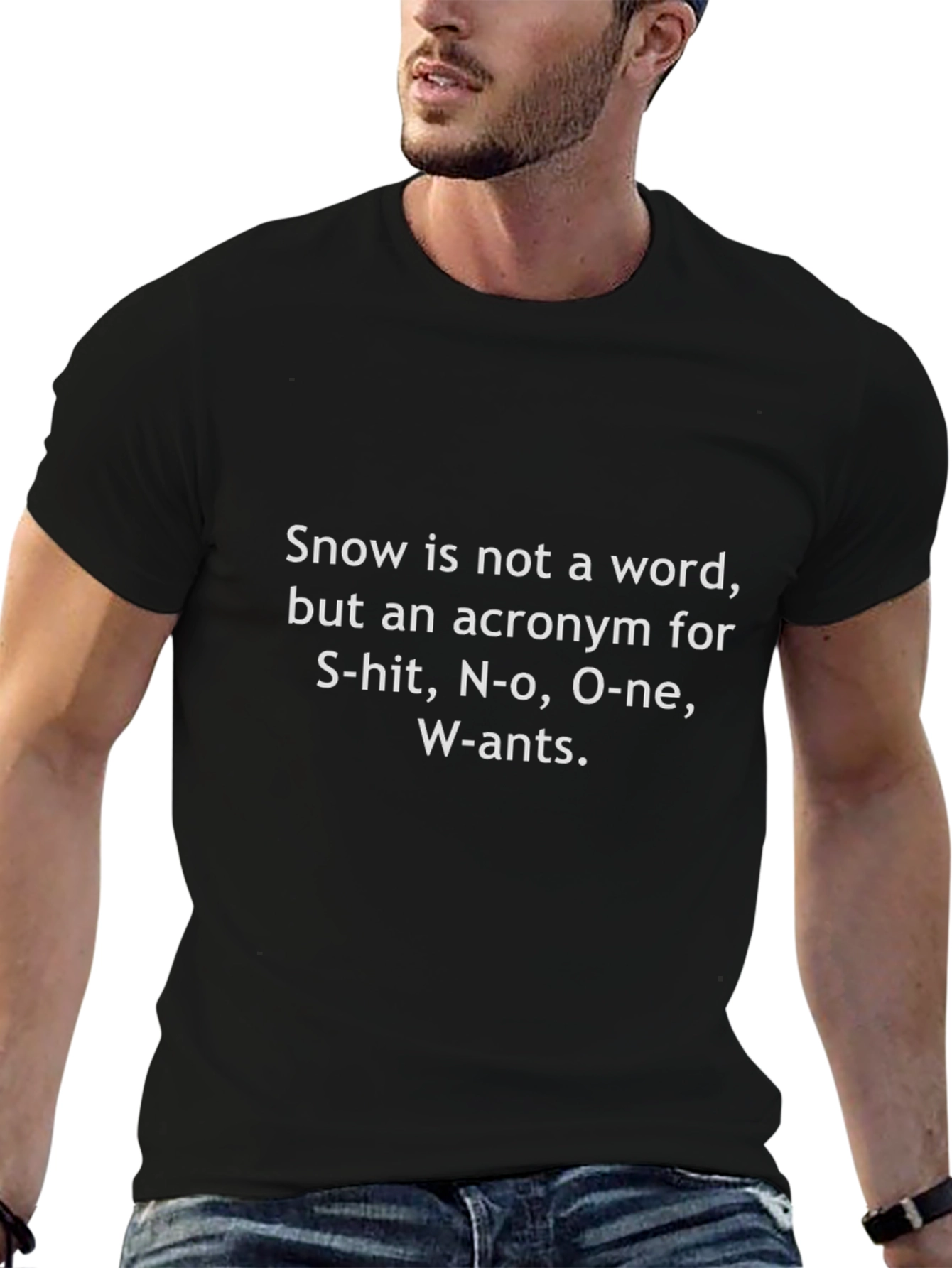 Funny Snow Acronym T-Shirt
