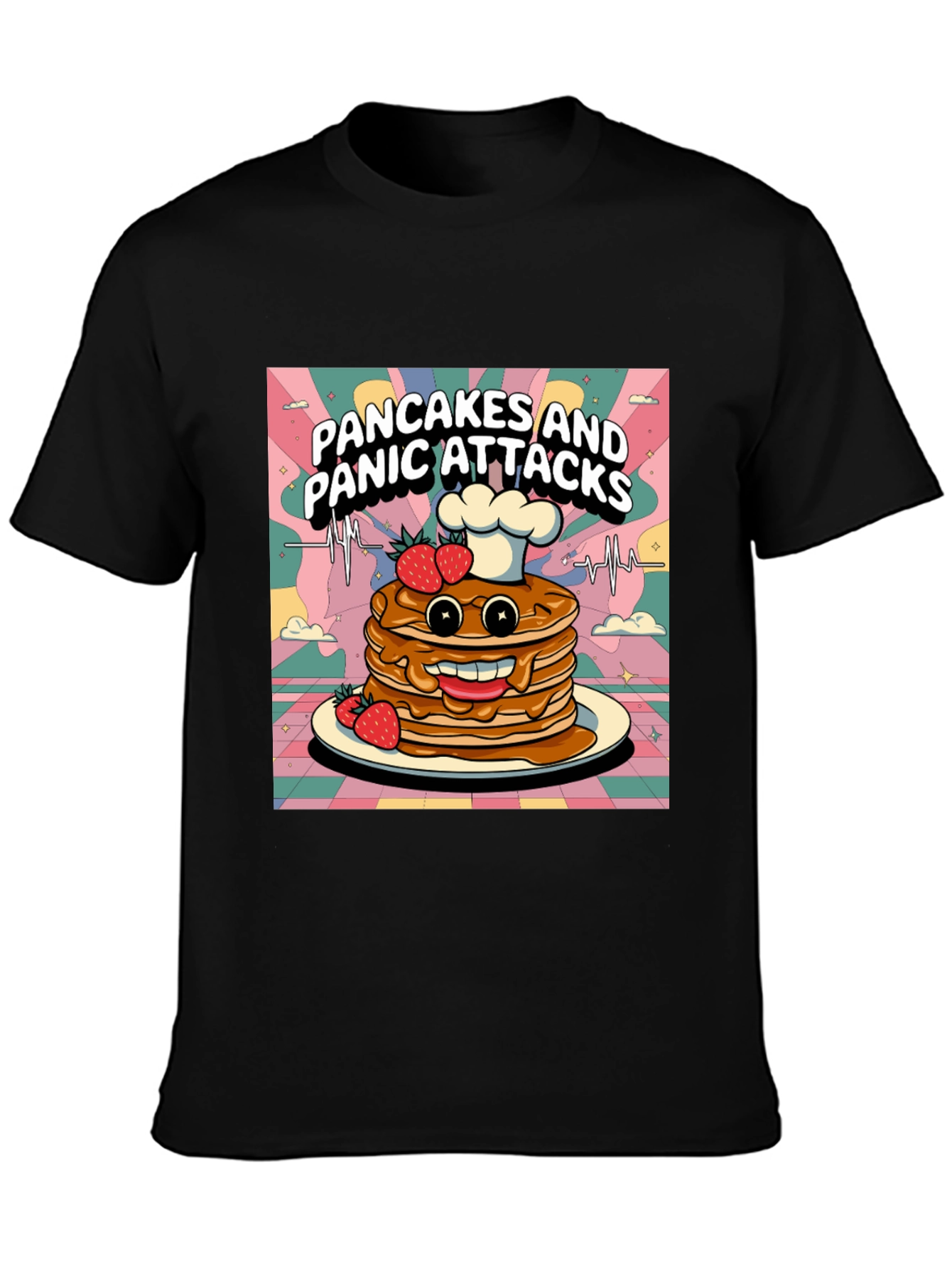 Pancakes & Panic Attacks Graphic Tee