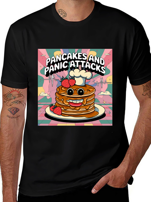 Pancakes & Panic Attacks Graphic Tee