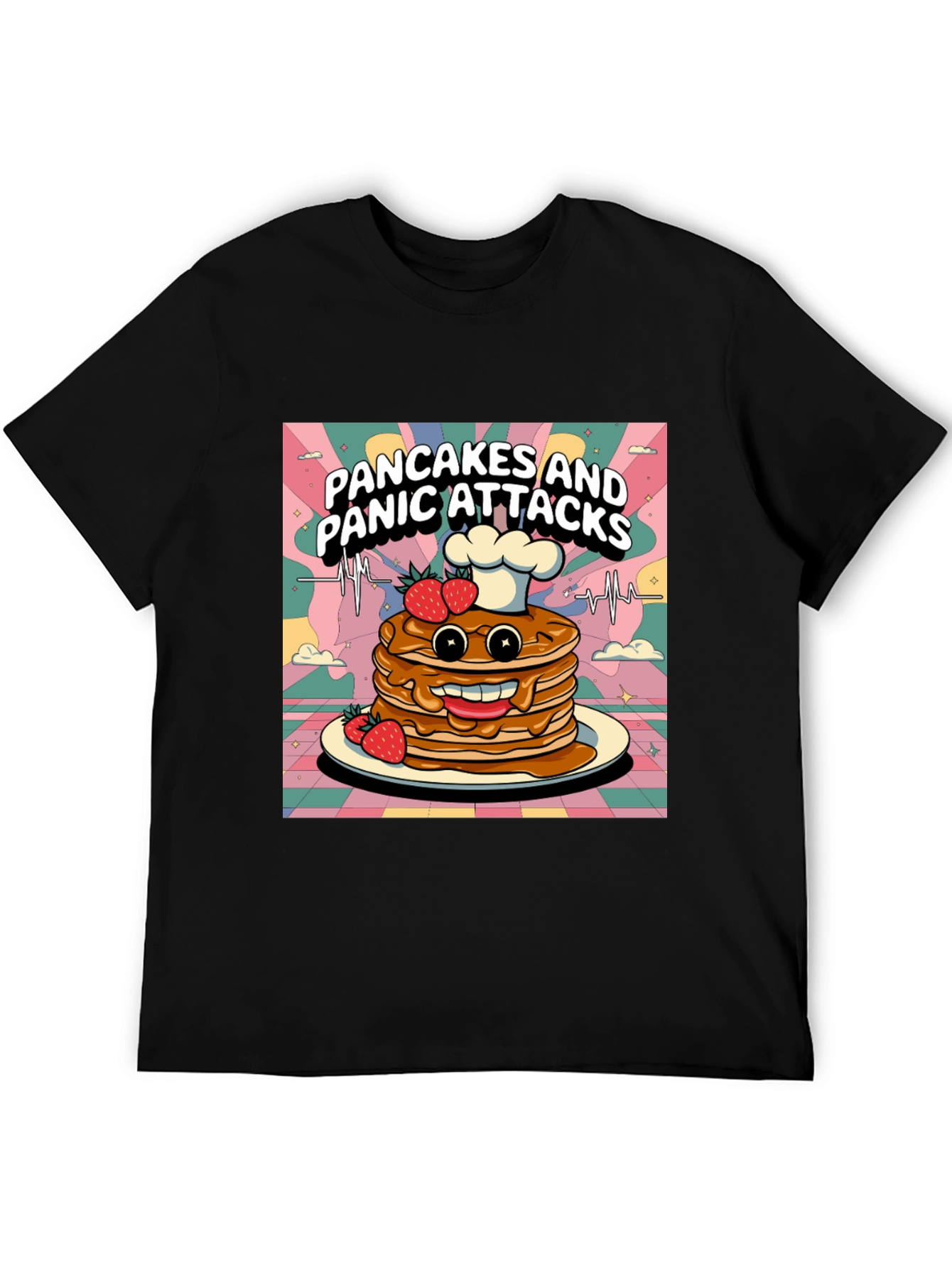 Pancakes & Panic Attacks Graphic Tee